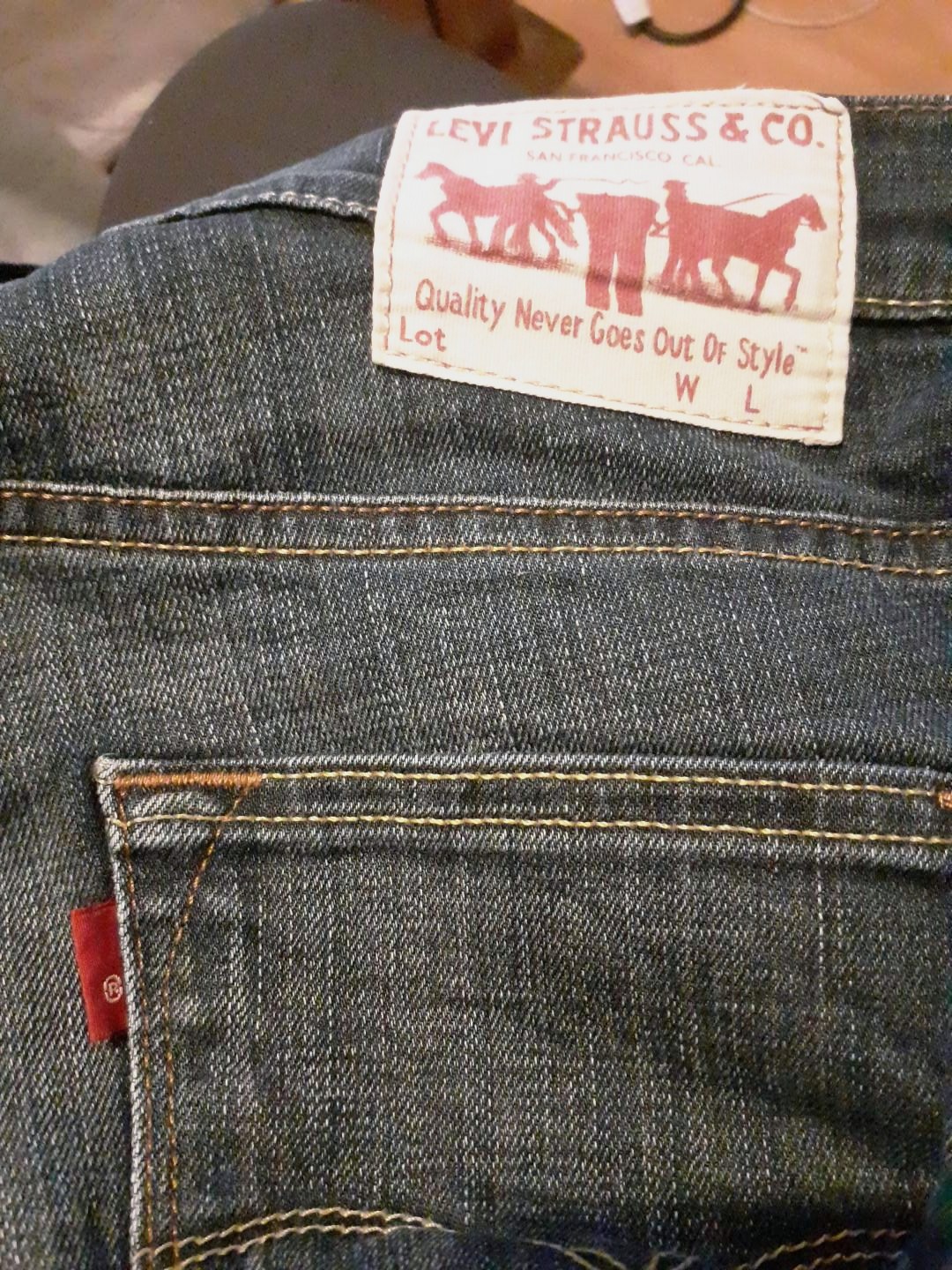 Jean en denim brut Levi's