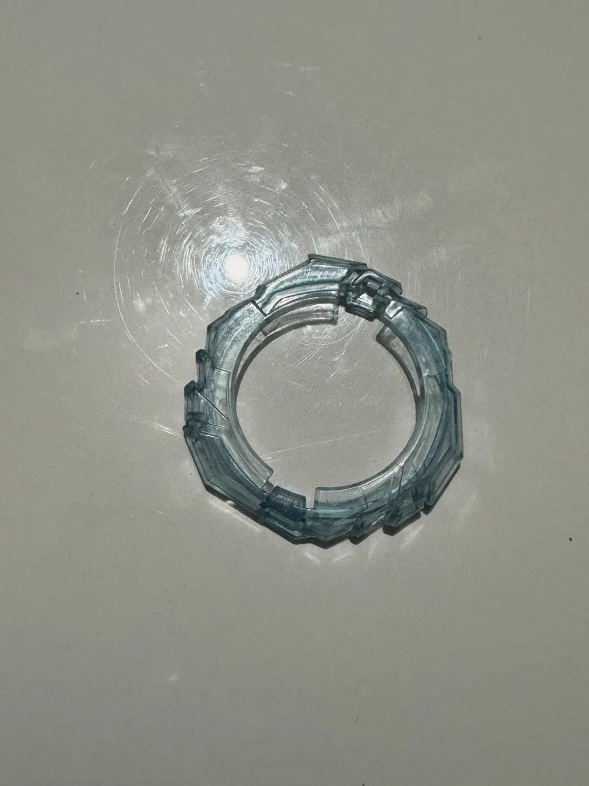 Pièce cadre de disque Beyblade Burst Hasbro V - version translucide Vortex bleu