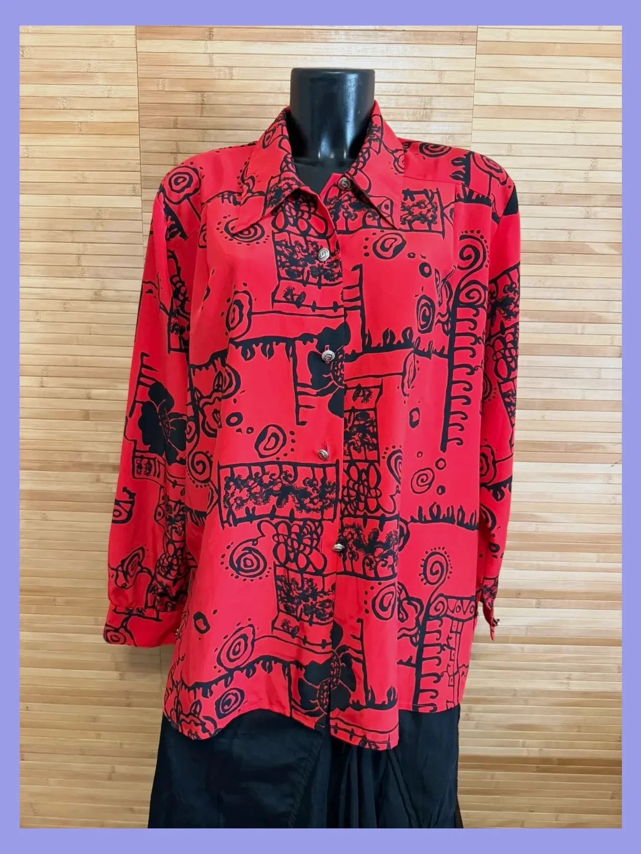 Blusa vintage talla única grande XL /XXL 😍