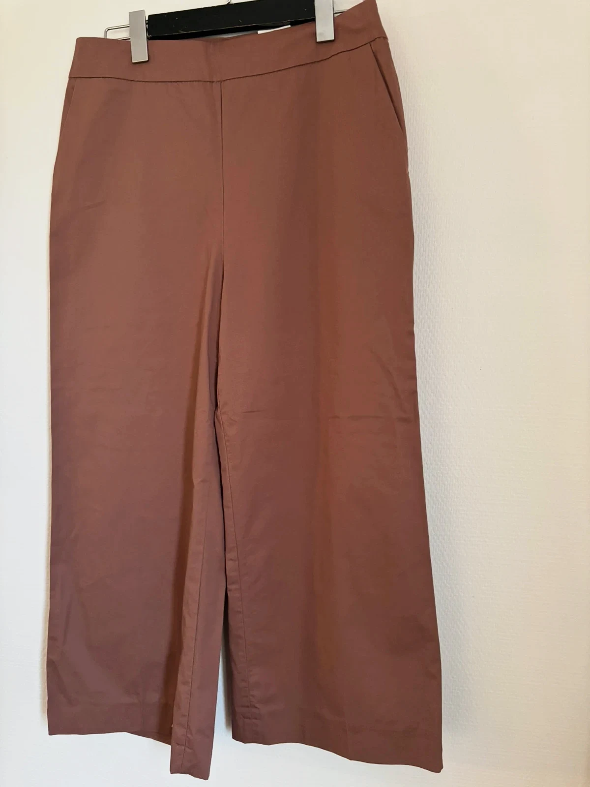 Pantalon large taille haute