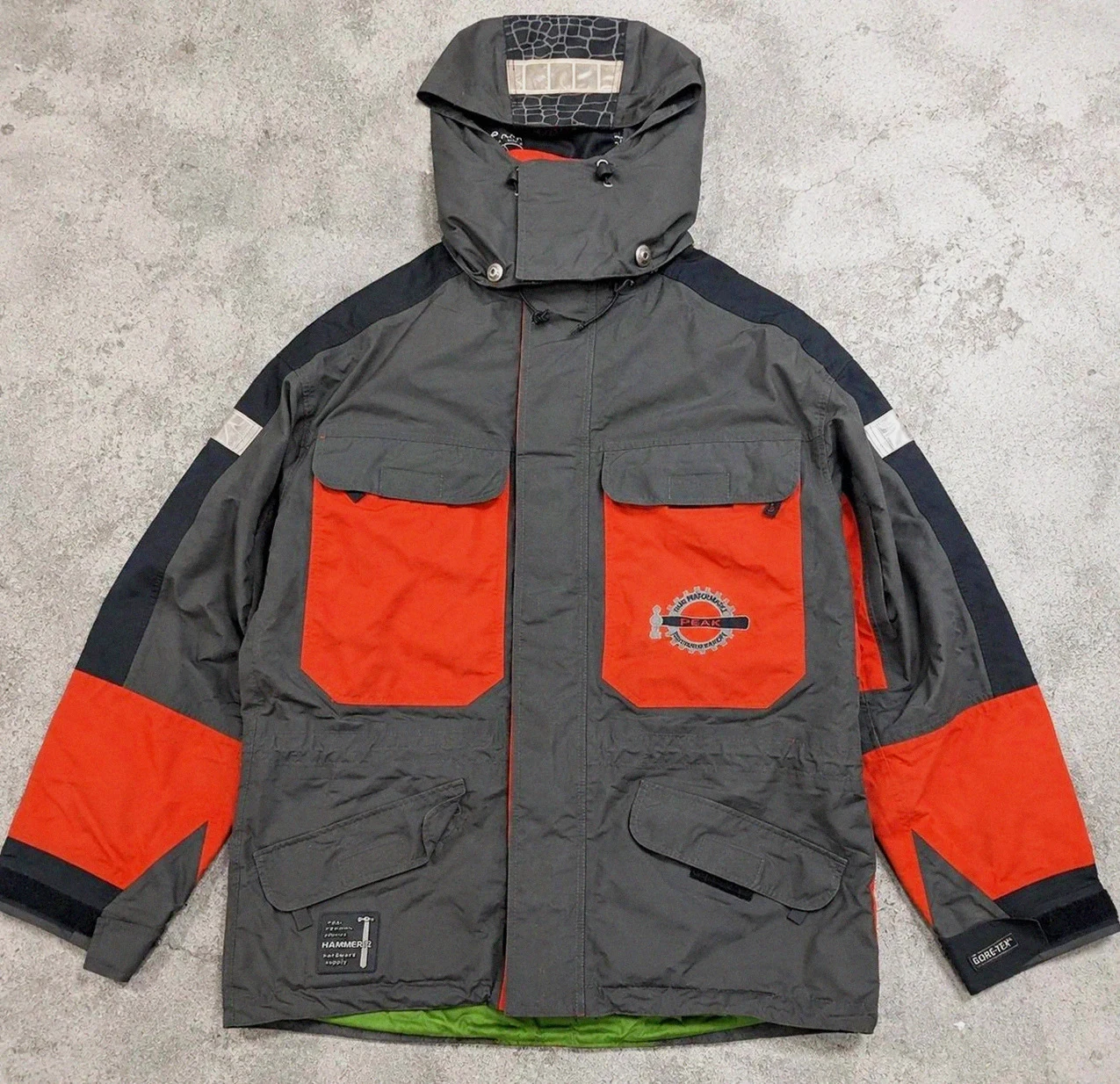 Peak Performance P.I.N. 1996 Gore-Tex veste vintage outdoor gorpcore S oversize M/L