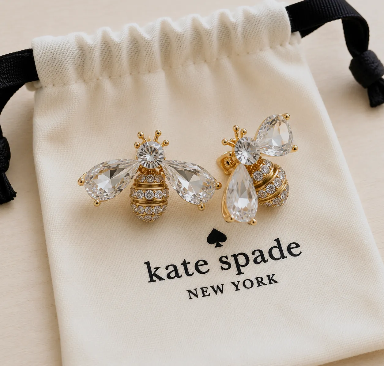 Boucles d'oreilles Kate Spade_Abeilles – Kate Spade – doré 2