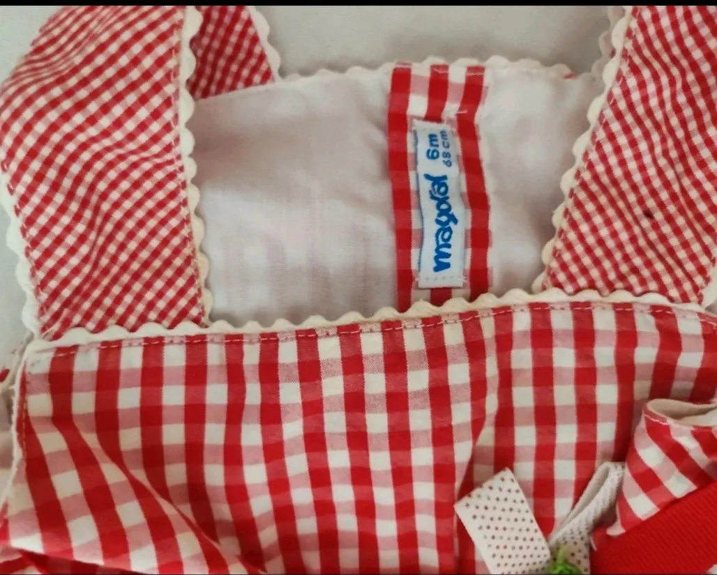 Vestido de cuadros vichy rojo Mayoral - 6 meses – Mayoral – taille 6-9 mois / 68 cm 3