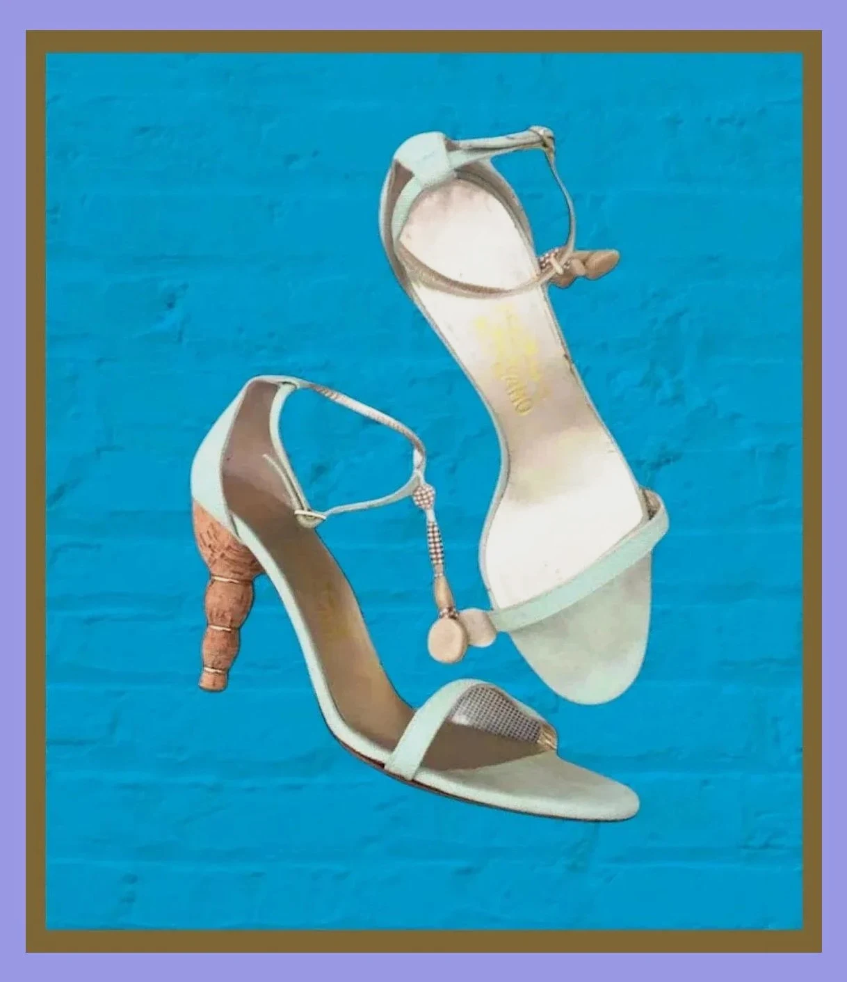 Espectaculares sandalias de Salvatore Ferragamo 😍