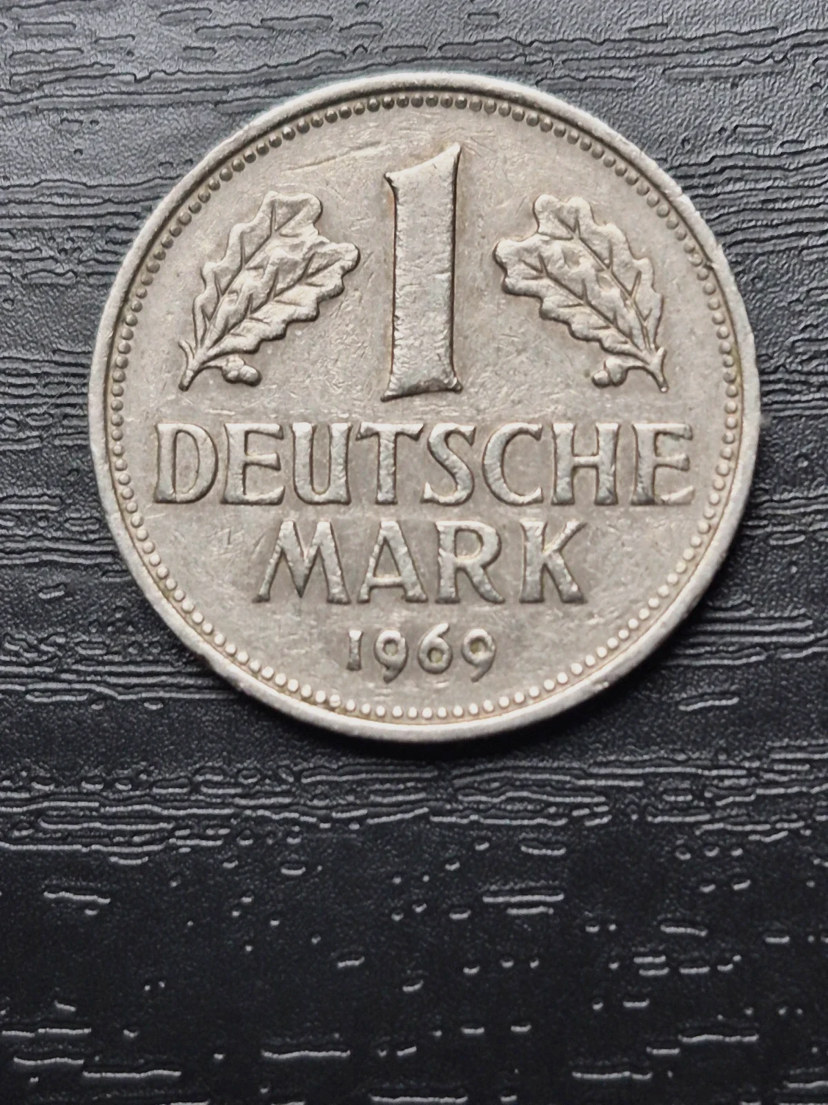 Pièce 1 Deutsche Mark 1969 G - Allemagne (Karlsruhe)