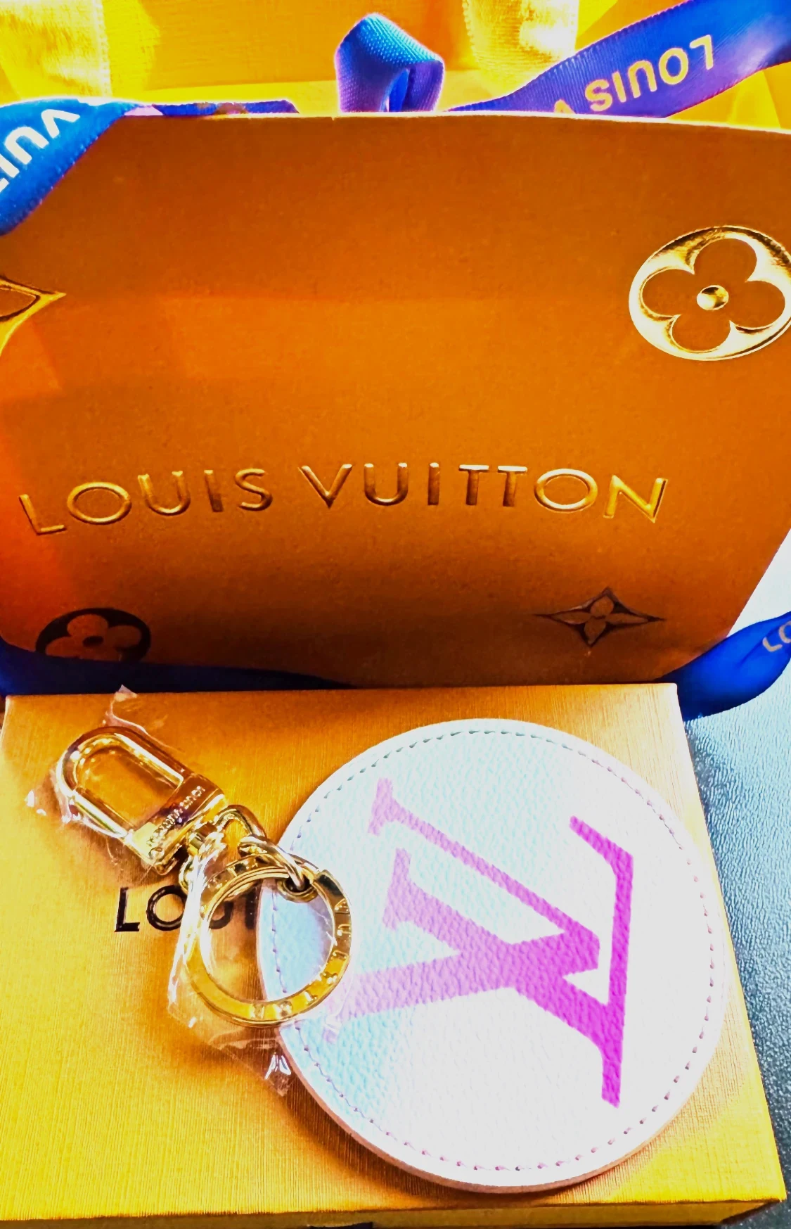Porte clés en cuir 