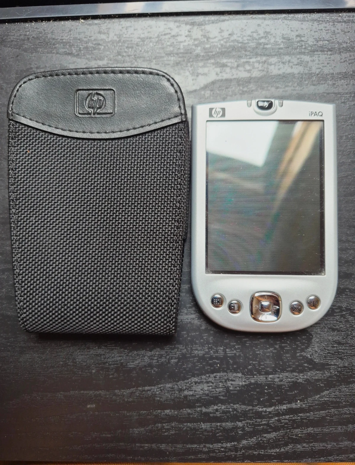 HP iPAQ pda windows Mobile + étui original bon état non testé