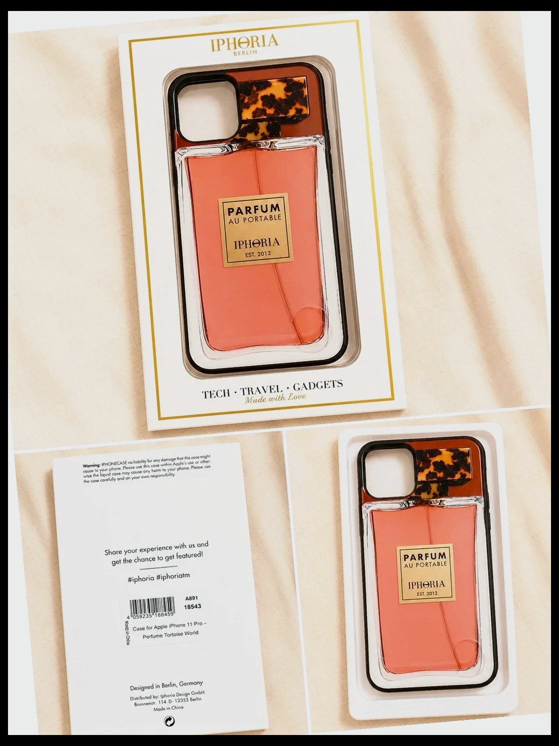 Neuve Coque iphoria Parfum Tortoise World iPhone 11 Pro