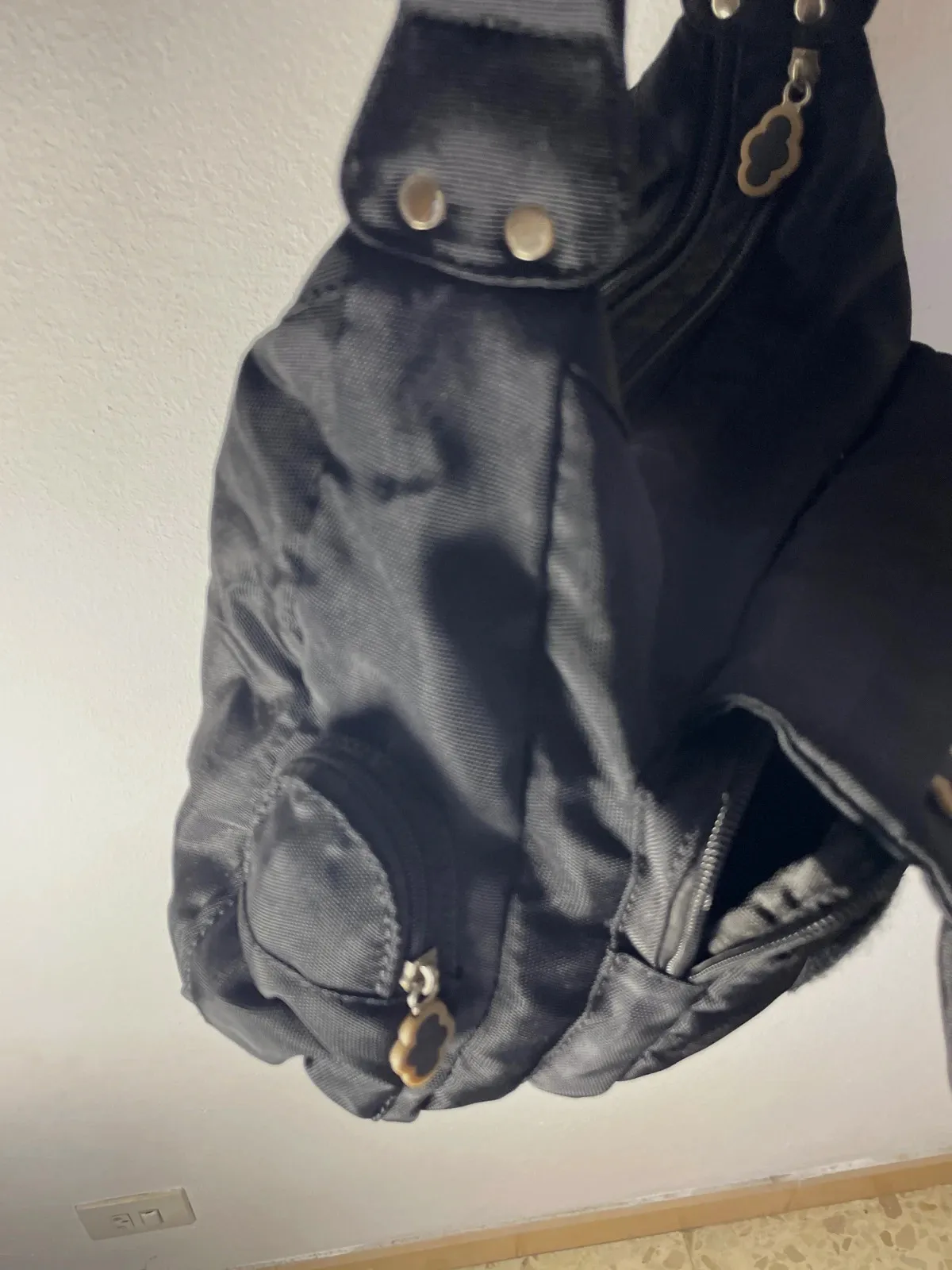 Bolso Bandolera Negro Multi-bolsillos – Bandolera 5