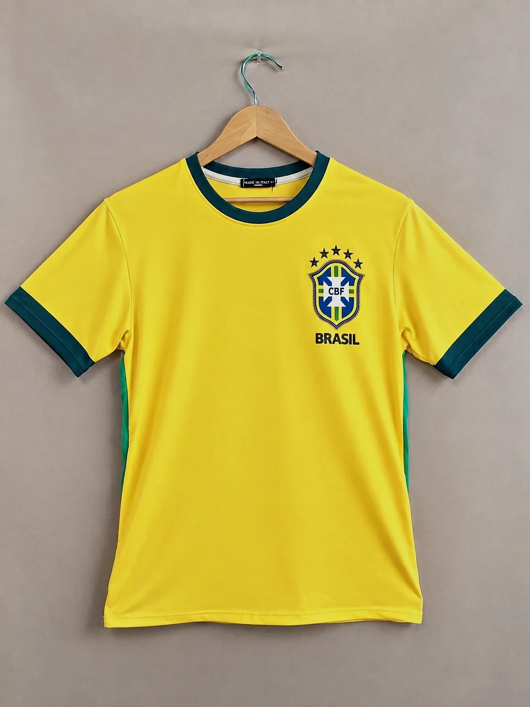 Maillot de football Brésil CBF jaune