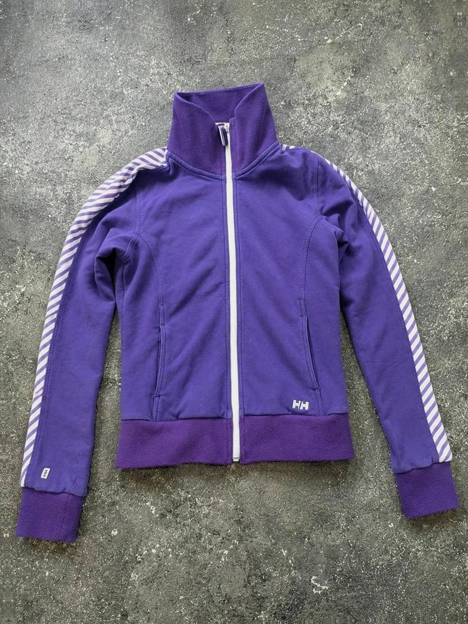 Helly Hansen Veste Zippée Femme Violet Vintage Xs Sweat Jacket Outdoor Sportswear vintage