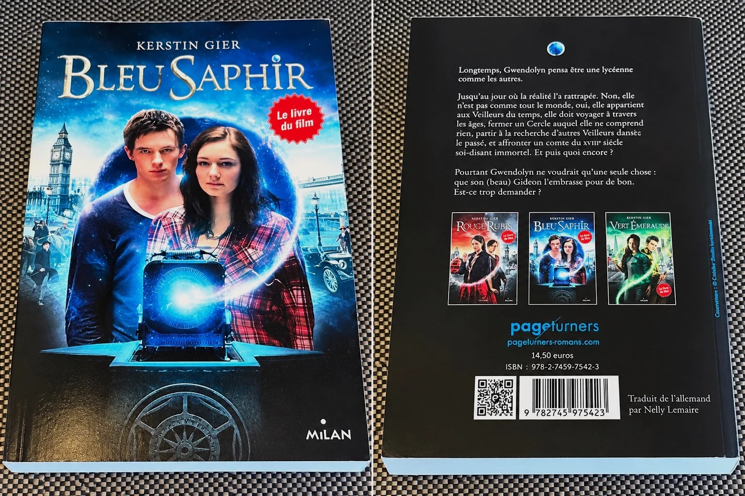 Bleu Saphir – Kerstin Gier – Le livre du film