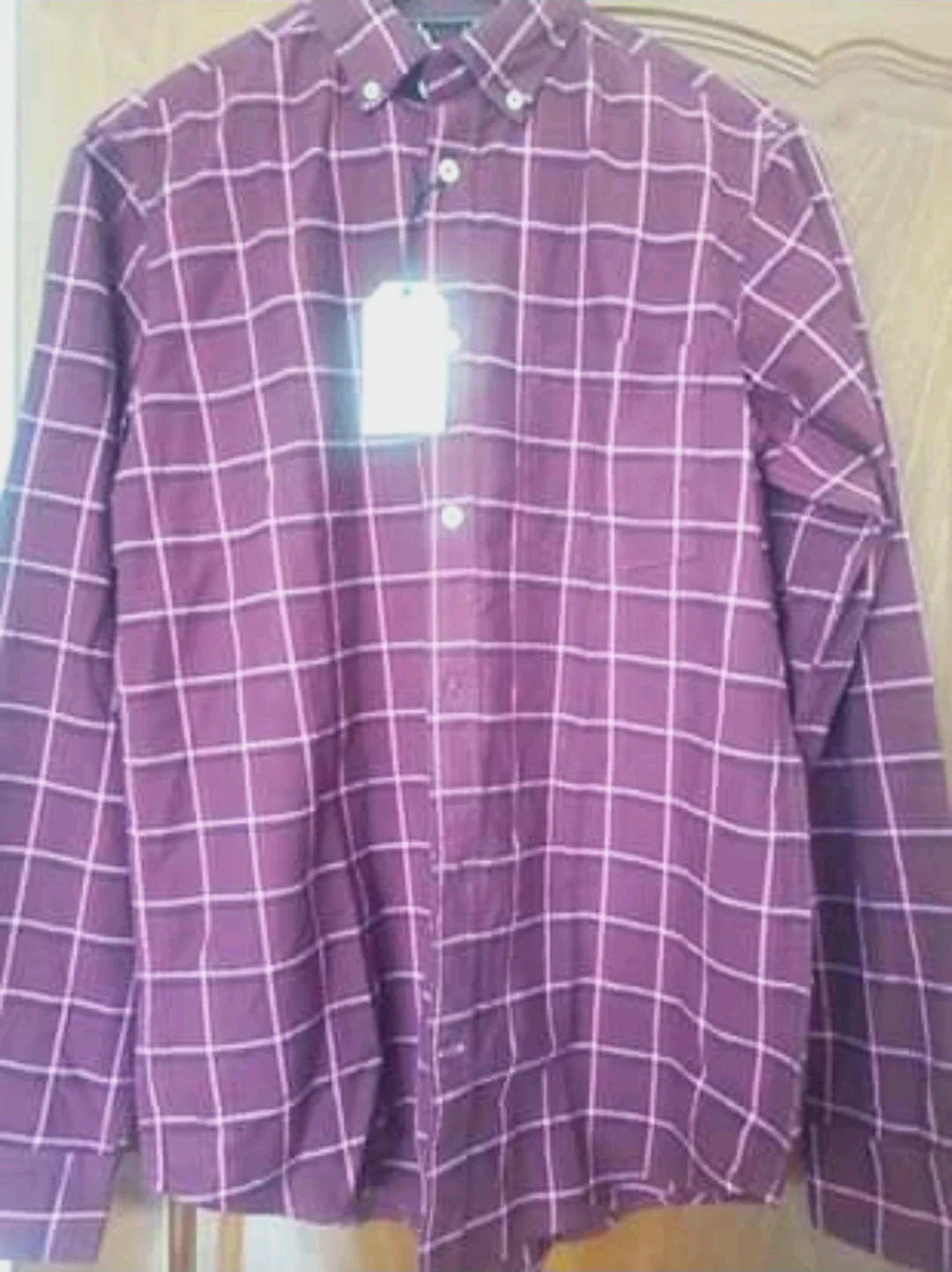 Camisa de cuadros talla S – Easy Wear – taille S