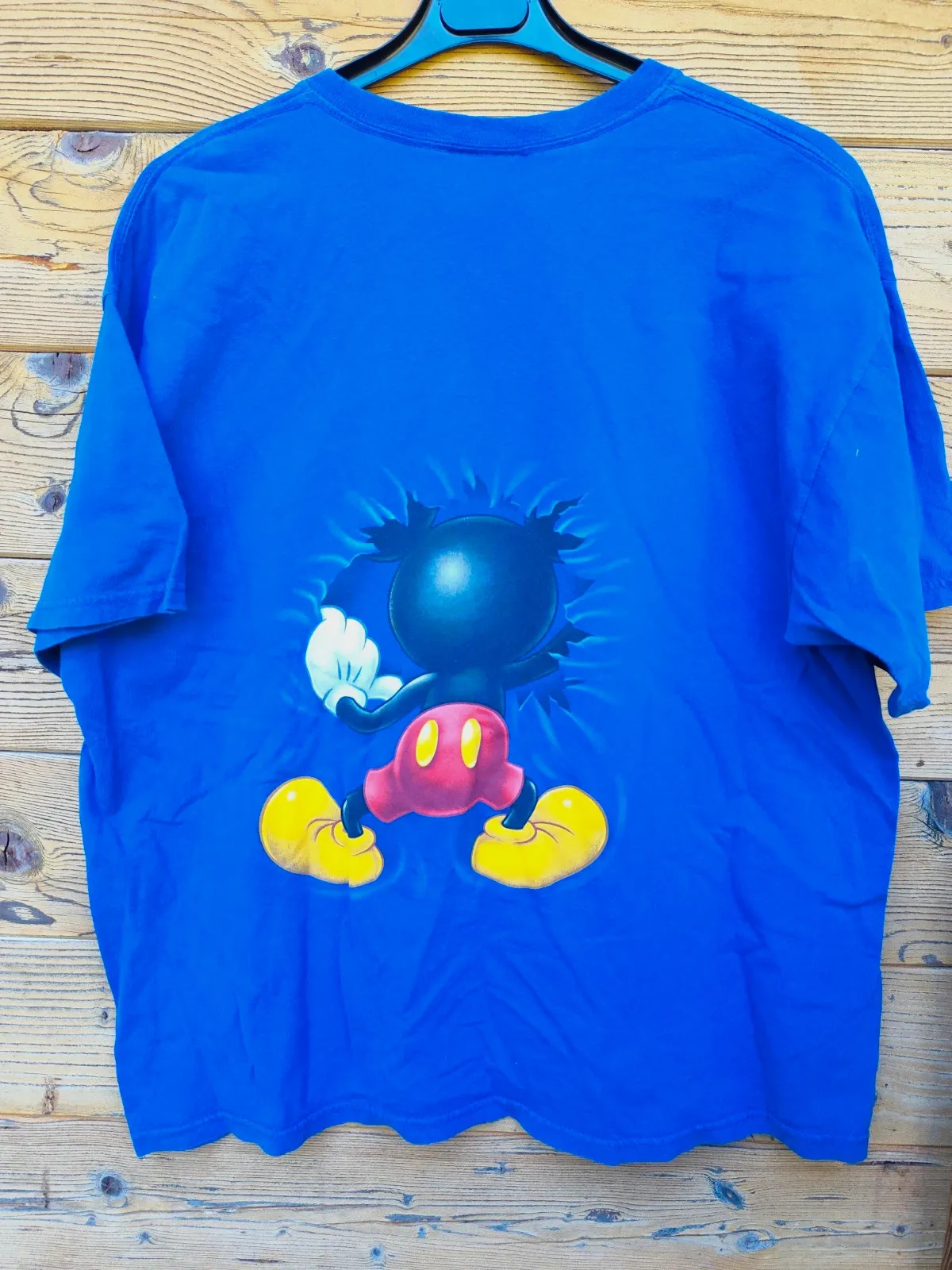 T-shirt Mickey Walt Disney World bleu vintage – Disney – bleu – taille L 2