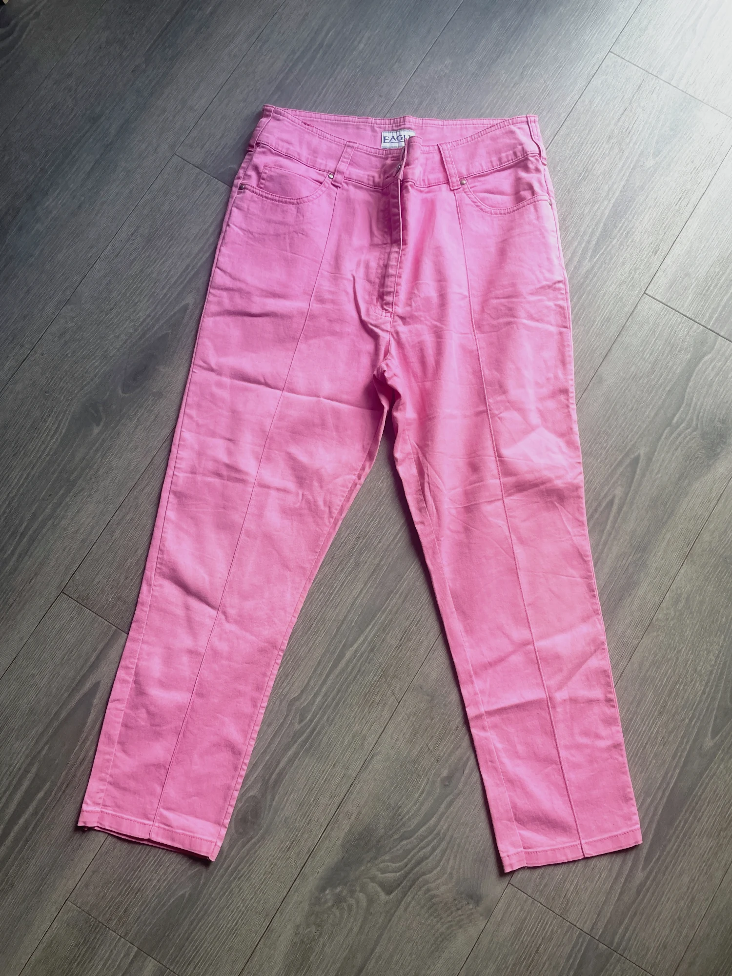 Pantalon droit rose Eagle taille 40