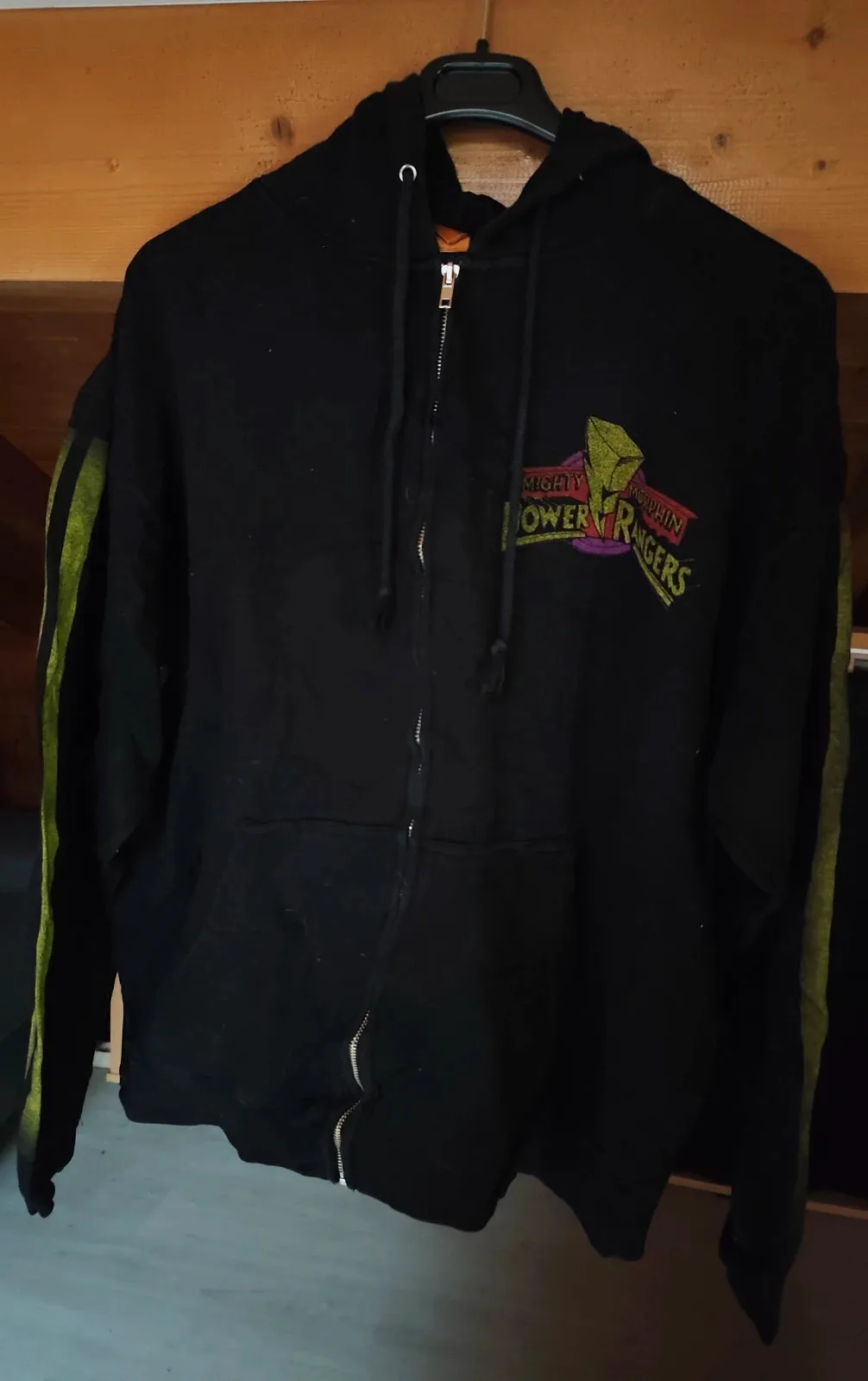 Sweat à capuche Mighty Morphin Power Rangers – Power Rangers – noir – taille M 3