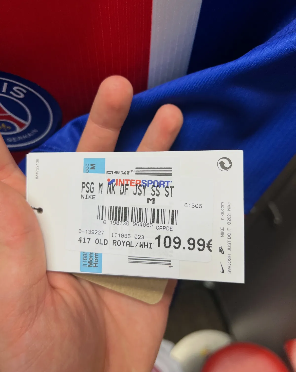 Maillot de football Nike PSG Domicile – Nike – taille M 6