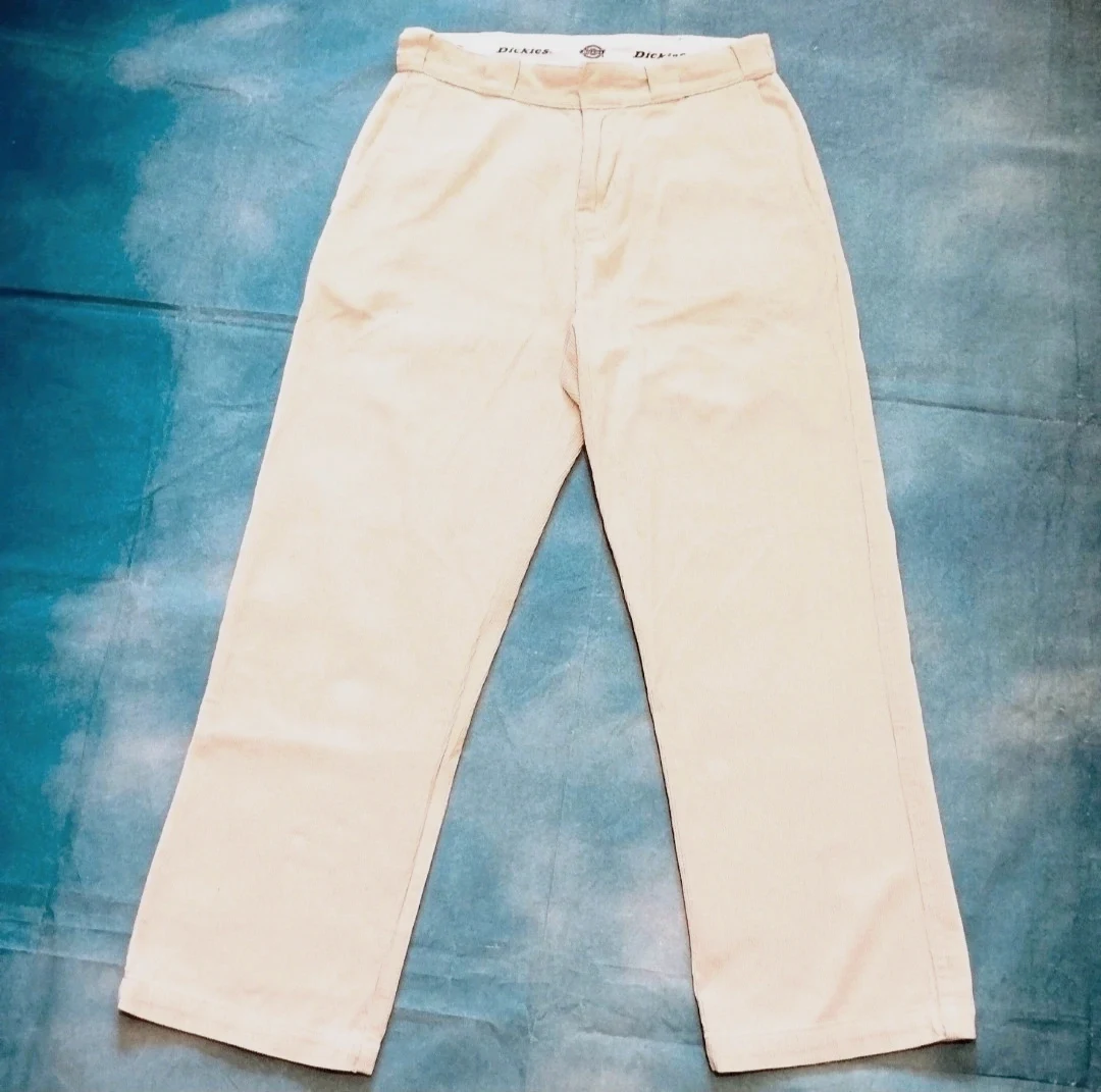 Dickies Corduroy Pants Cream / Off-White - Size W30 workwear streetwear skate