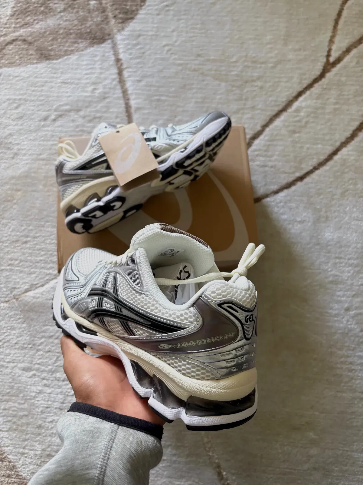 Asics (gel-Kayano 14 Cream/Black) Taille 42,5 – Asics – cream/black – taille EU 42 2