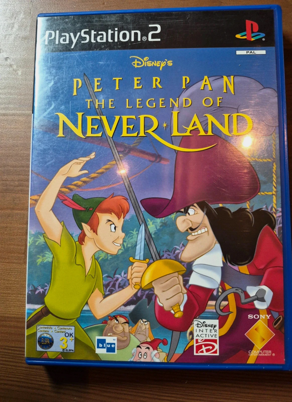 Jeu Peter pan poir PS2 complet
