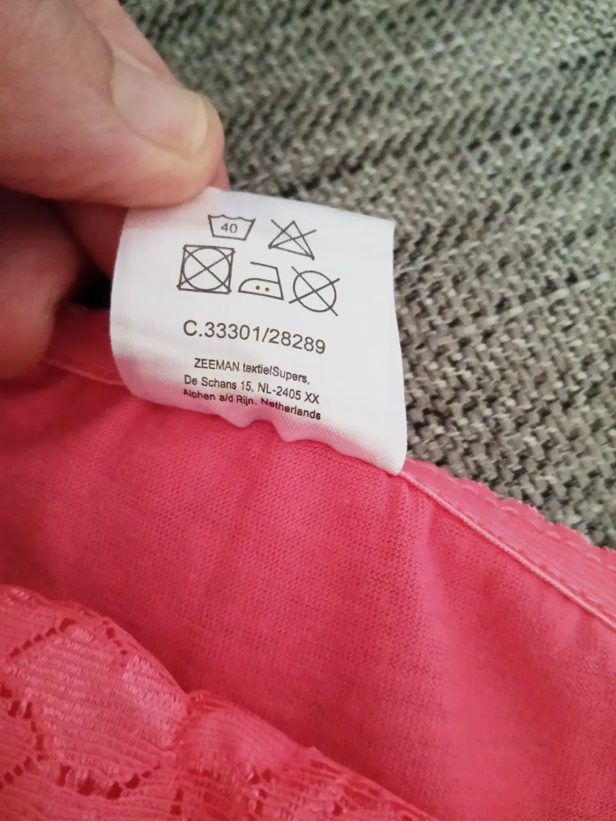 Braguitas 2 unidades Talla Mediana  – Zeeman – rosa – taille Taille unique 9