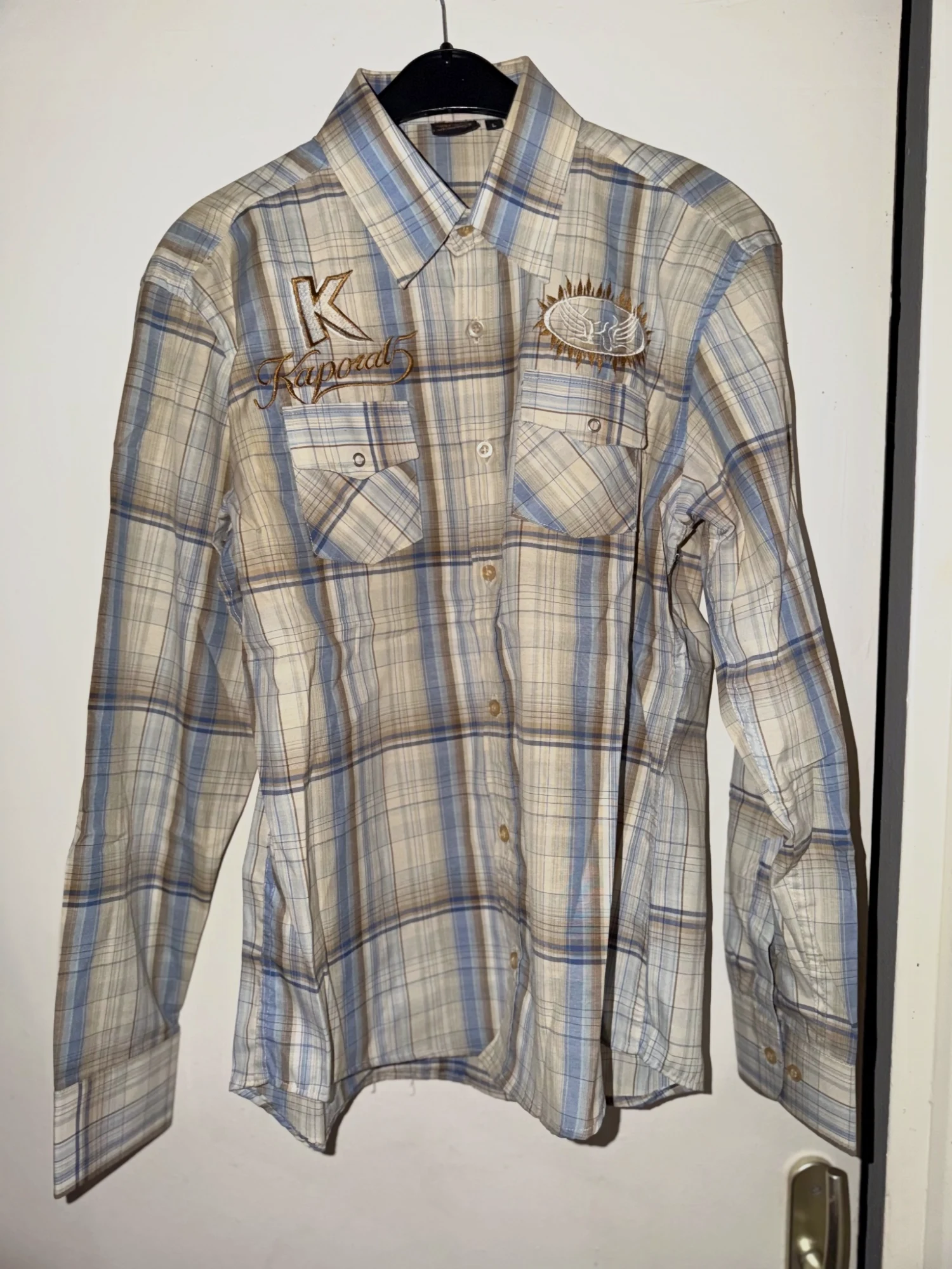 Chemise à carreaux Kaporal taille L