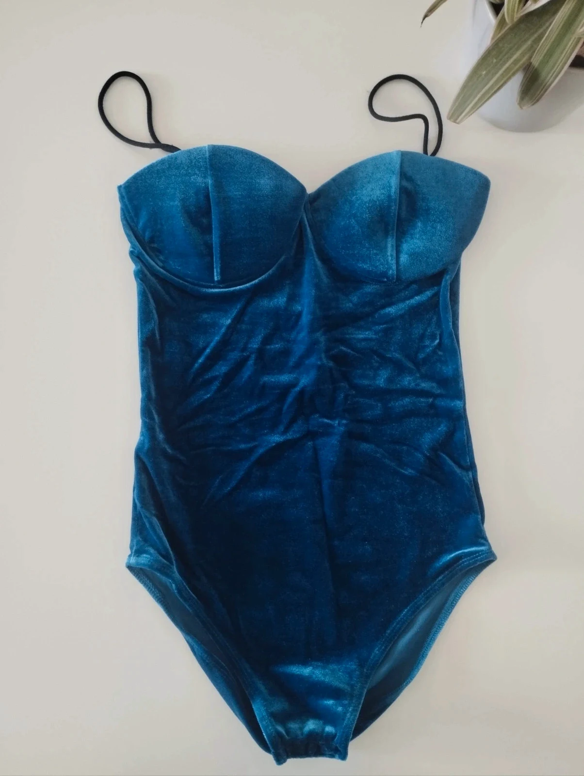 Body terciopelo azul Shein. Talla xs – Shein – taille XS / 34 / 6