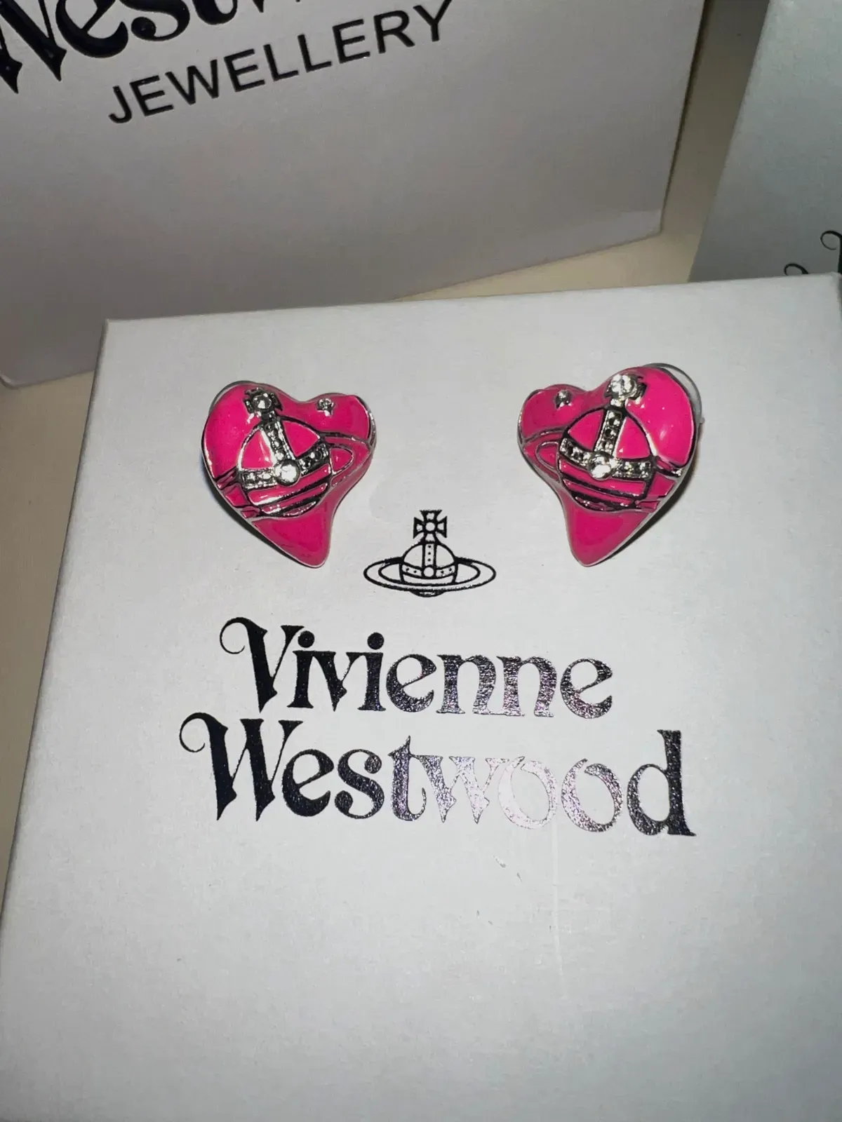 Boucles d'oreilles cœur Vivienne Westwood rose – Vivienne Westwood – rose – taille Taille unique 4