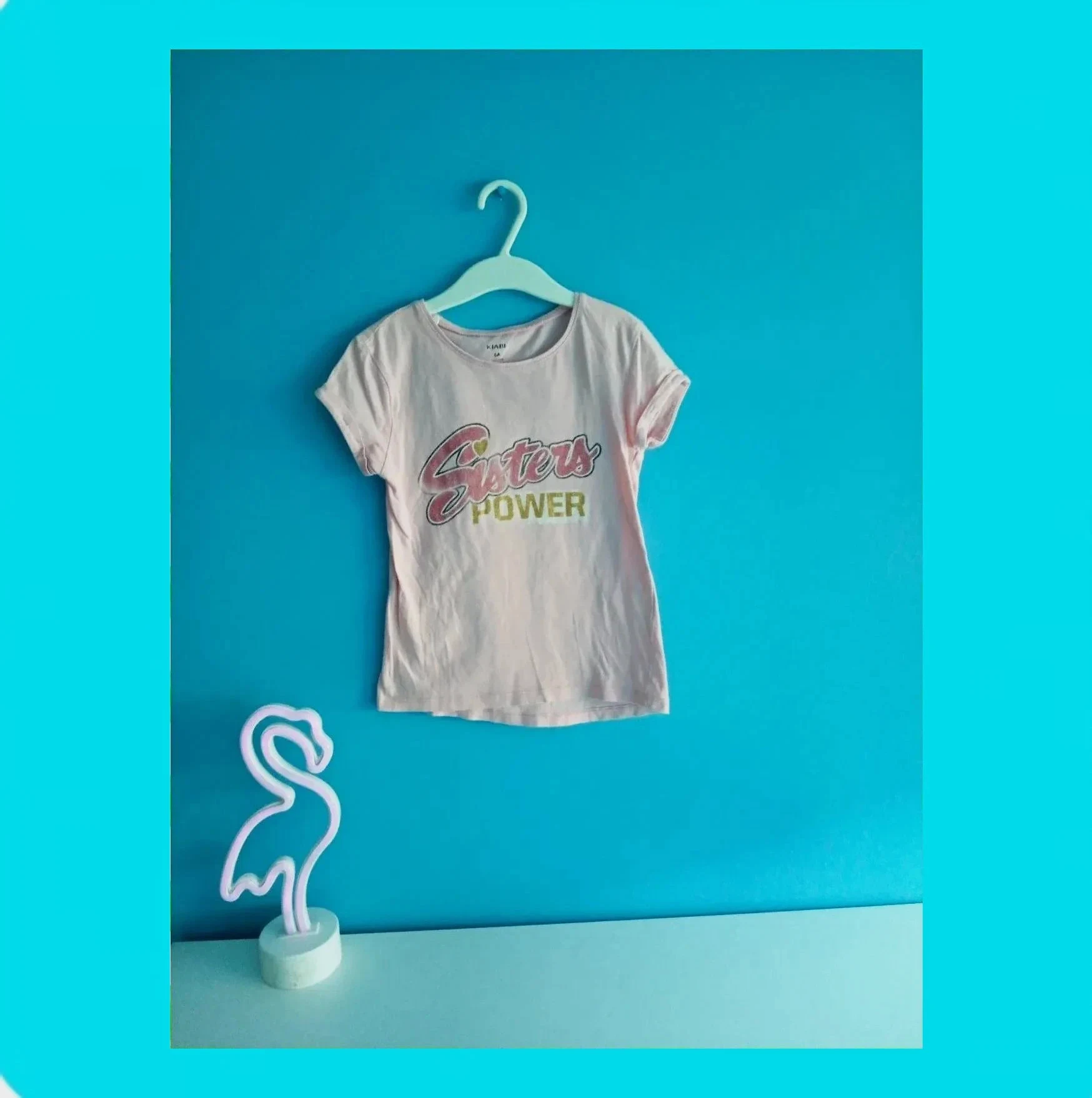 🩷 Camiseta Niña Sisters Power 🩷 – Kiabi – taille 6 ans / 116 cm
