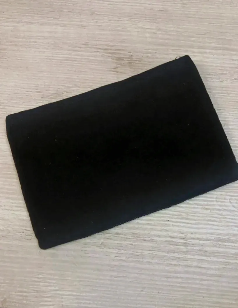 Pochette clutch motifs géométriques noir or – bon – noir or – taille Taille unique 3