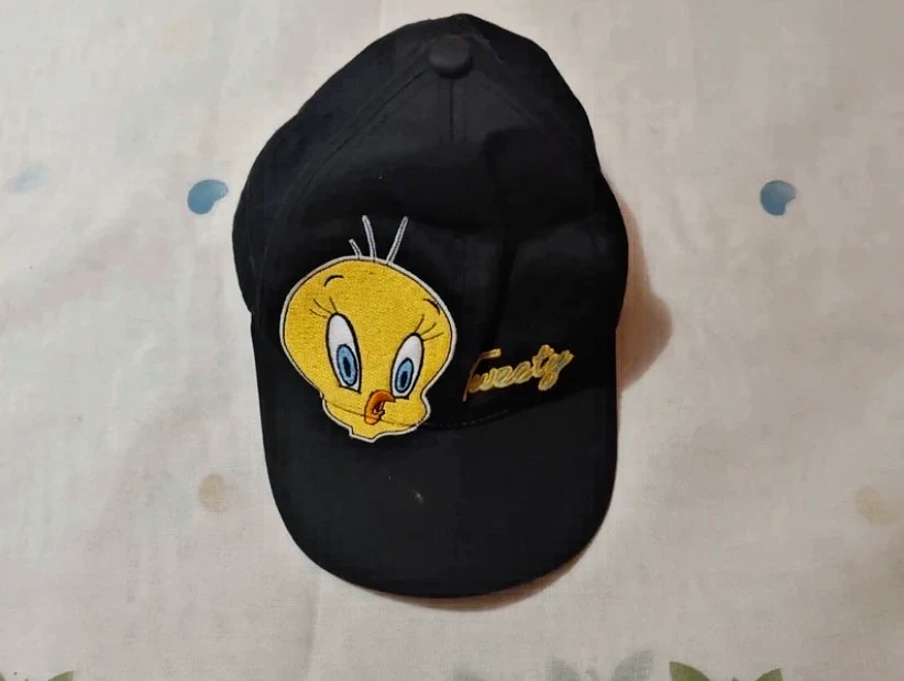 Casquette Tweety noire brodée