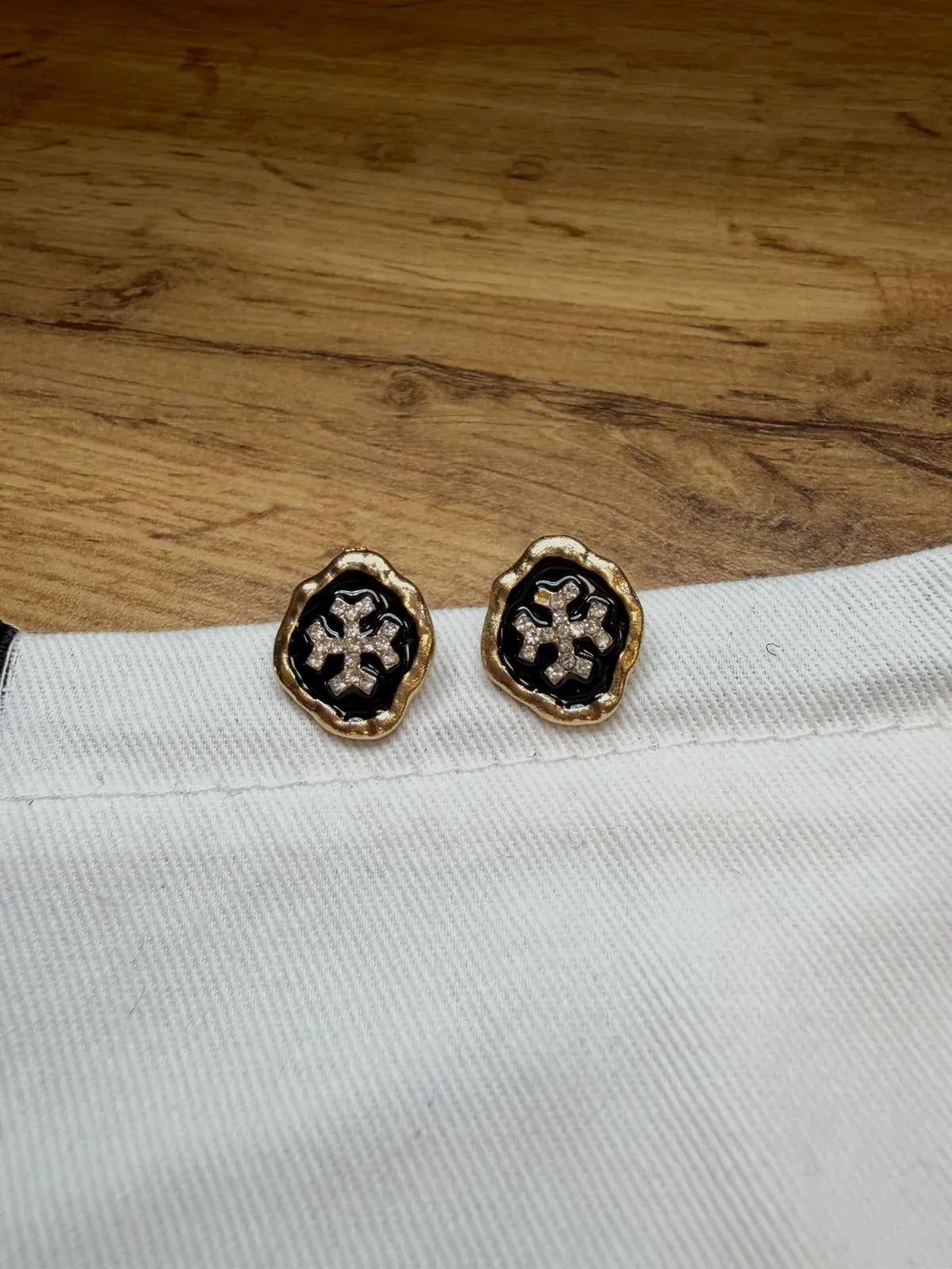 Boucles d'oreilles Kate Spade – Kate Spade – blanc, doré – taille Taille unique 6