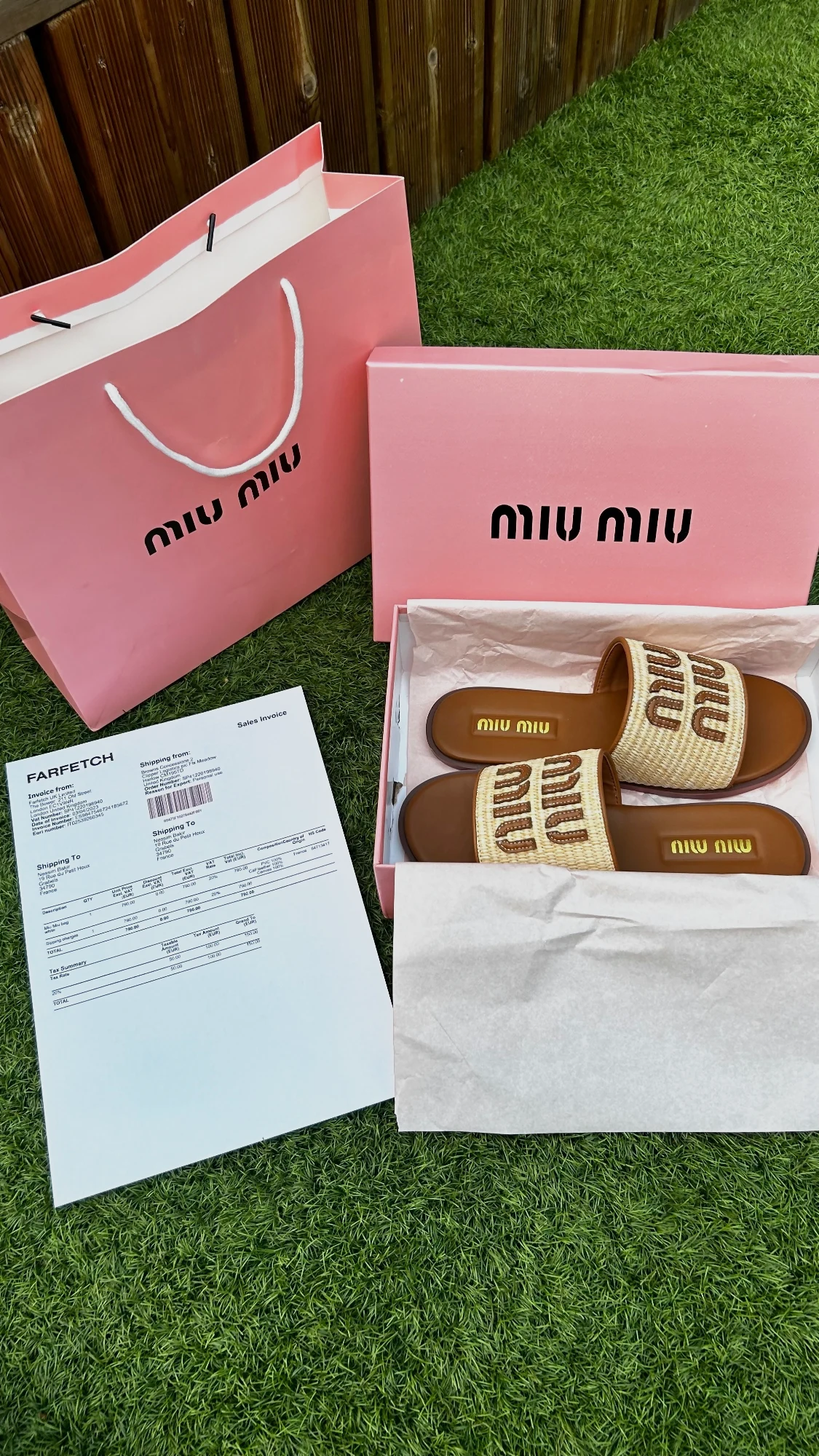 Claquette miu miu
