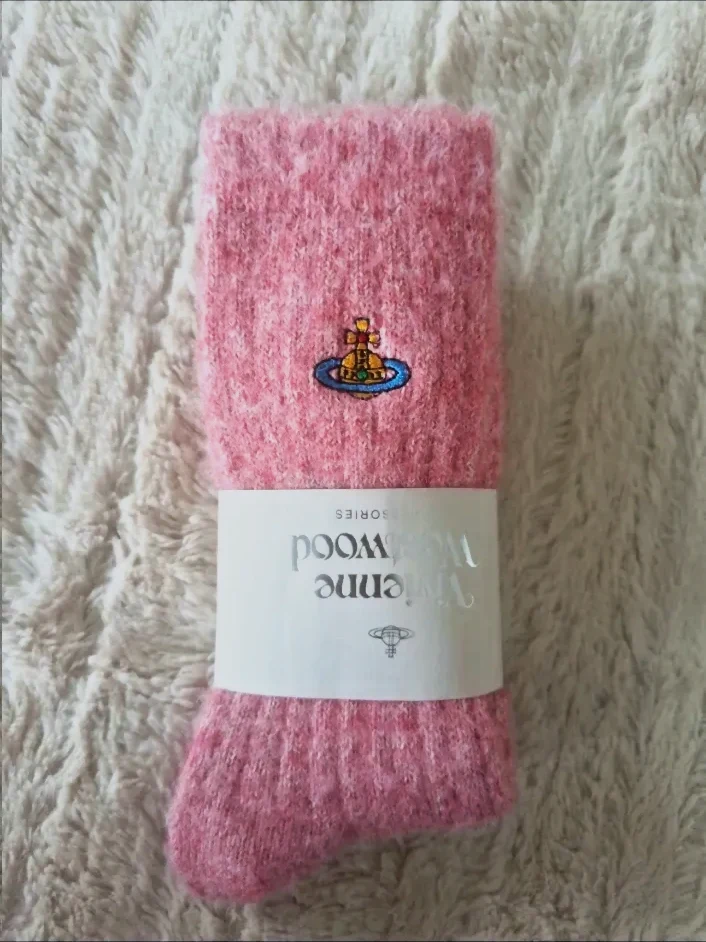 Vivienne Westwood Pink Wool Socks