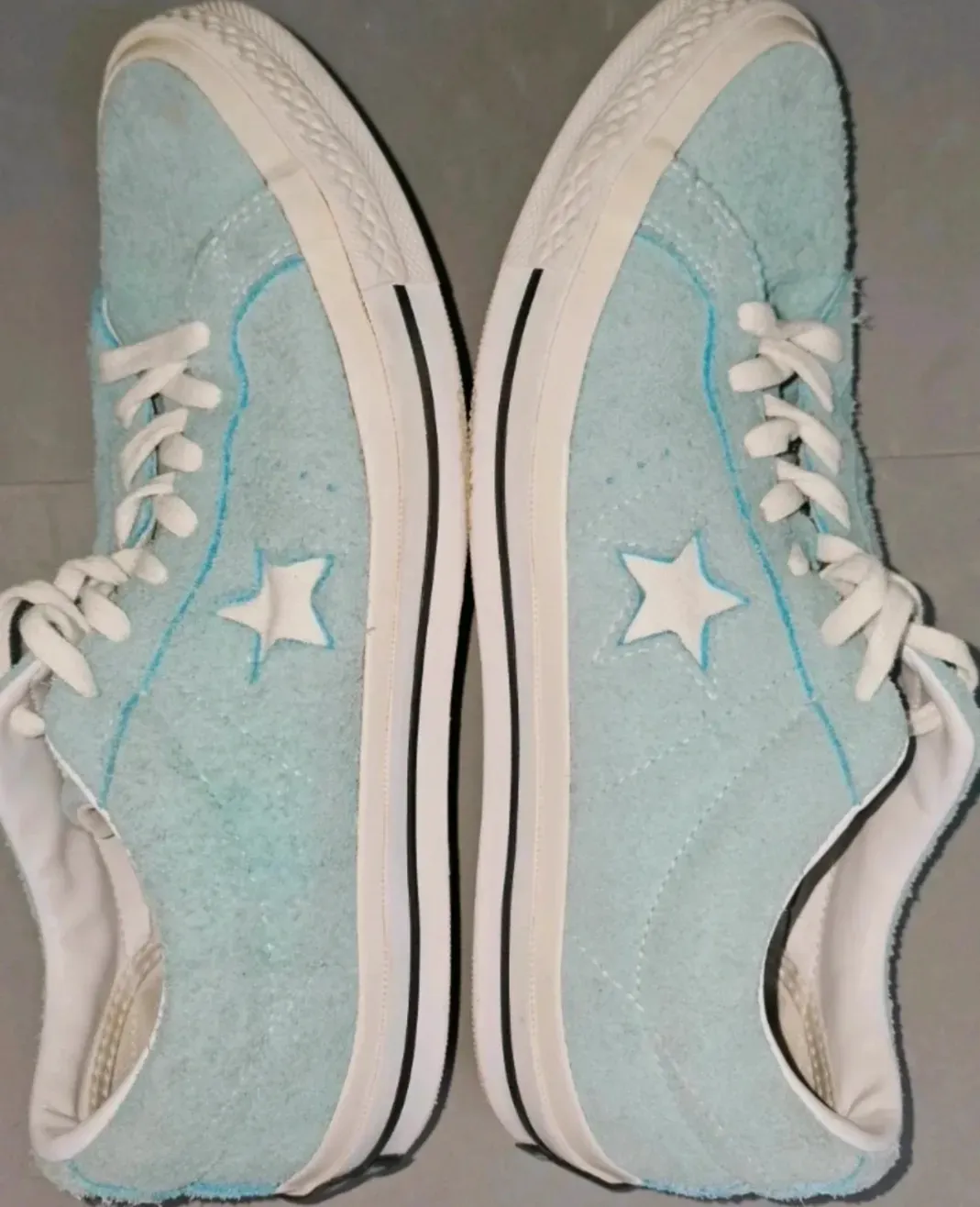 Converse  Zapatillas One Star Azul Celeste Buen Estado Talla 41.5 – Converse – azul celeste – taille EU 41 2