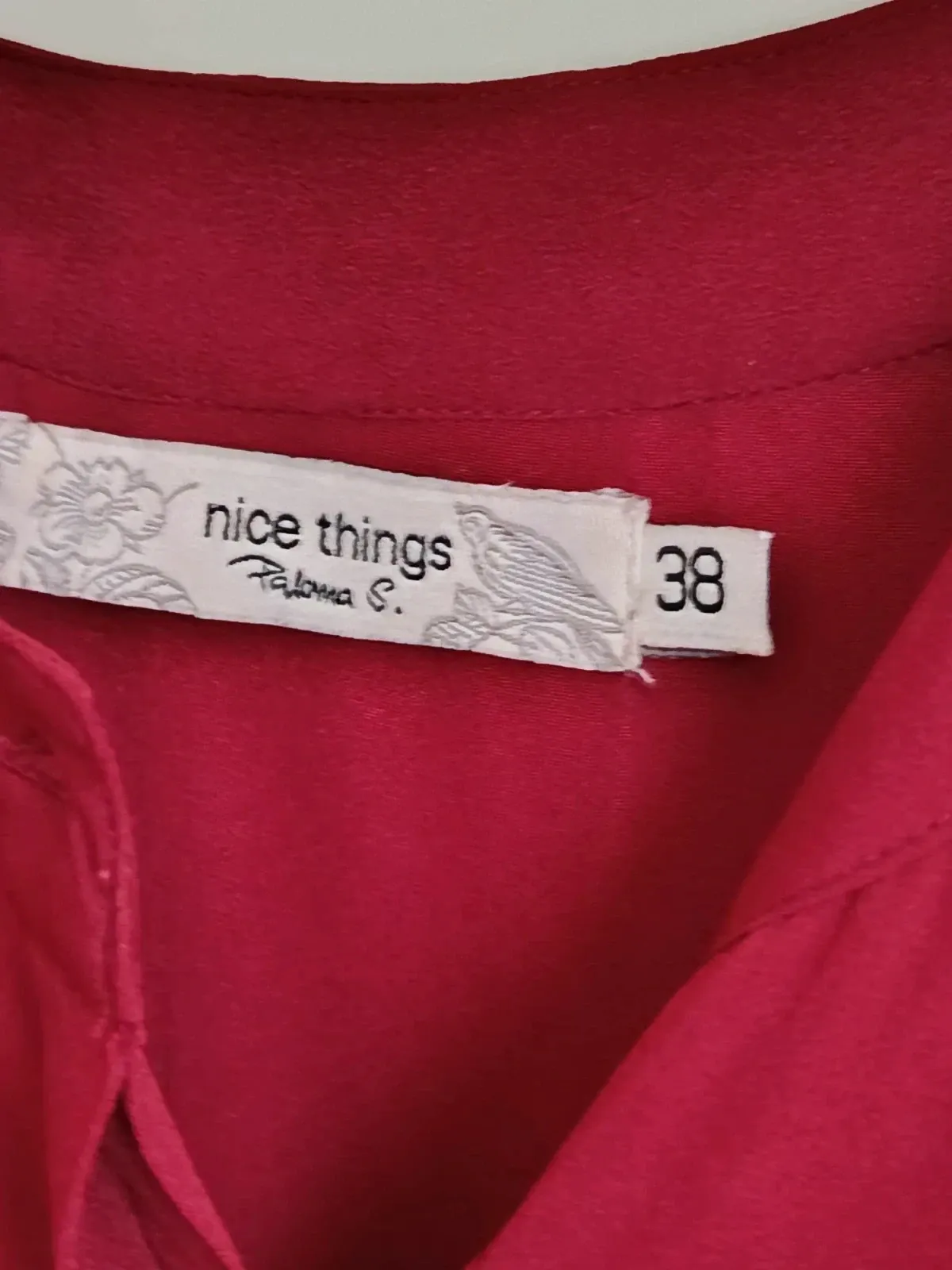 Vestido Nice Things Paloma S Granate con Bordados Florales🔥🔥 – Nice Things – taille M / 38 / 10 5