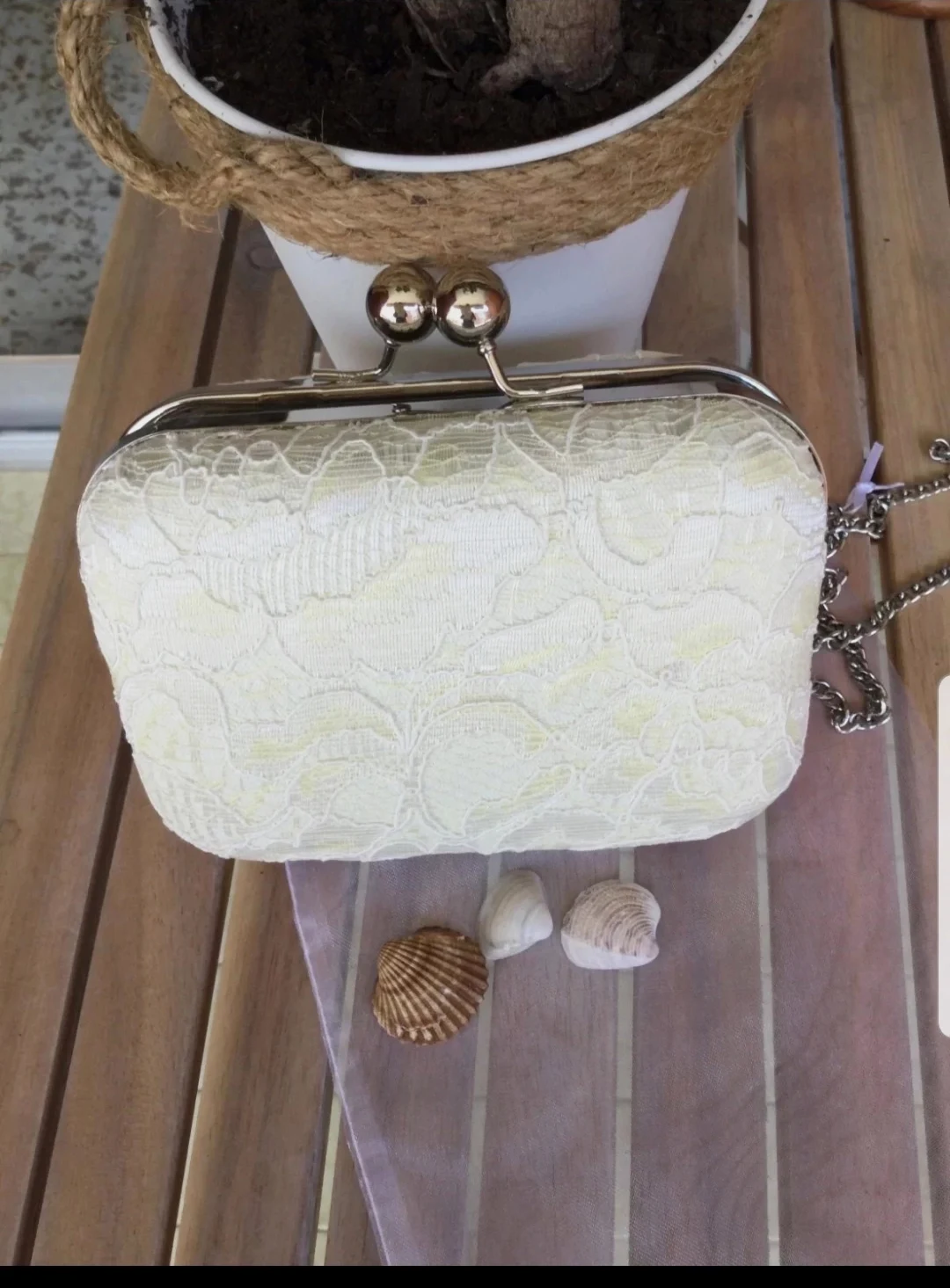 Clutch con encajes de Tintoretto💞