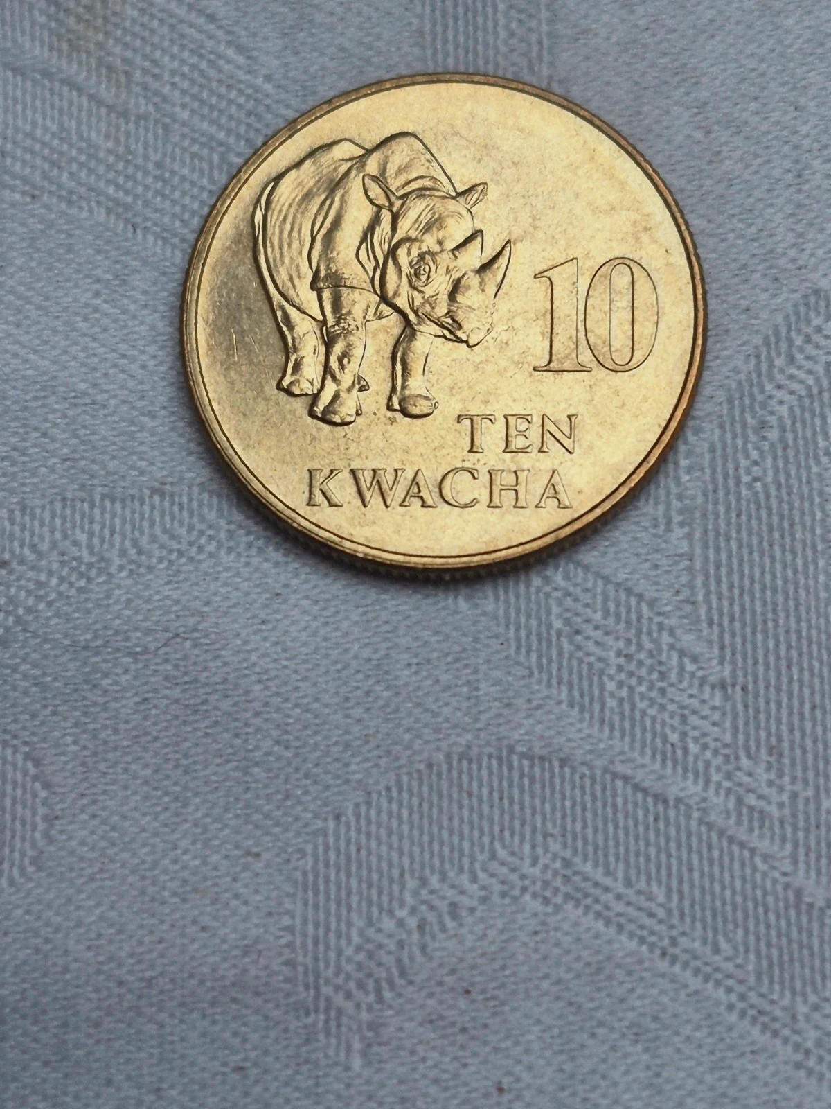 Pièce de 10 Kwacha zambien (1992)