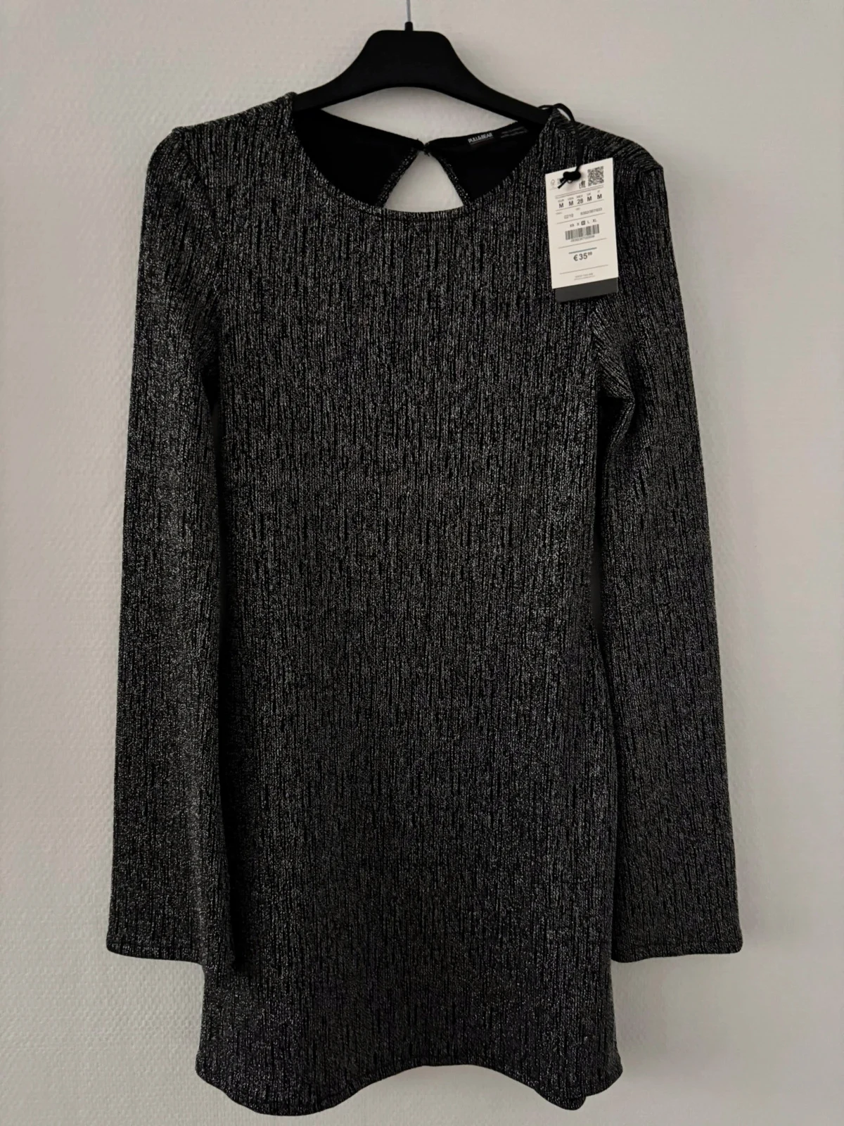 Robe Pull&Bear pailletée argentée