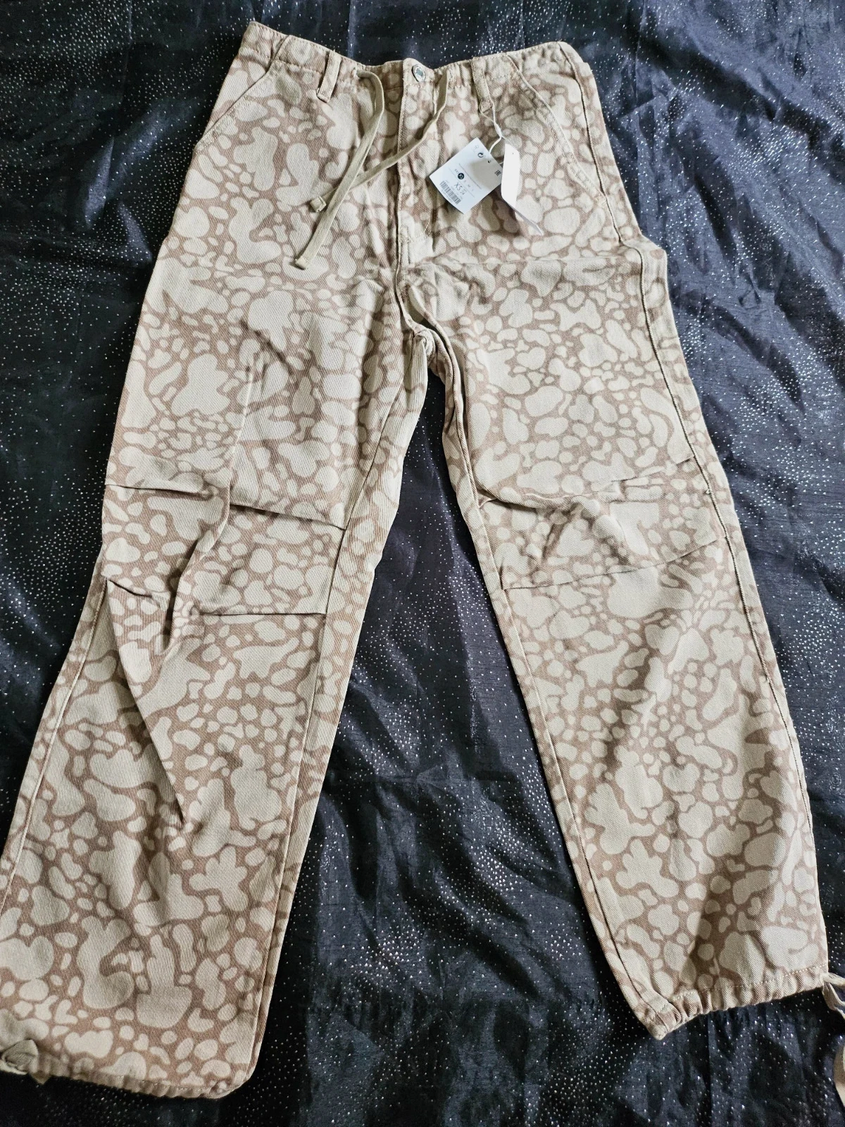 Brand New With Tags Bershka Camo Cargo Pants!
