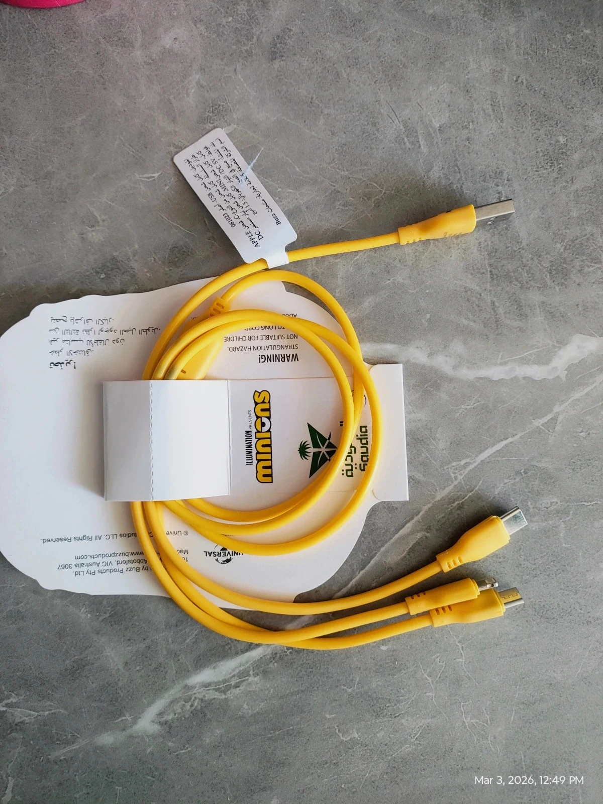Multy USB câble – Minions
