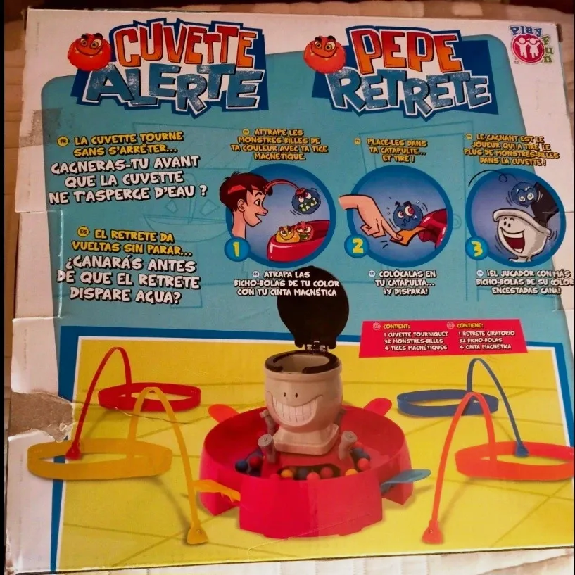Juego de mesa infantil pepe retrete – play fun 2