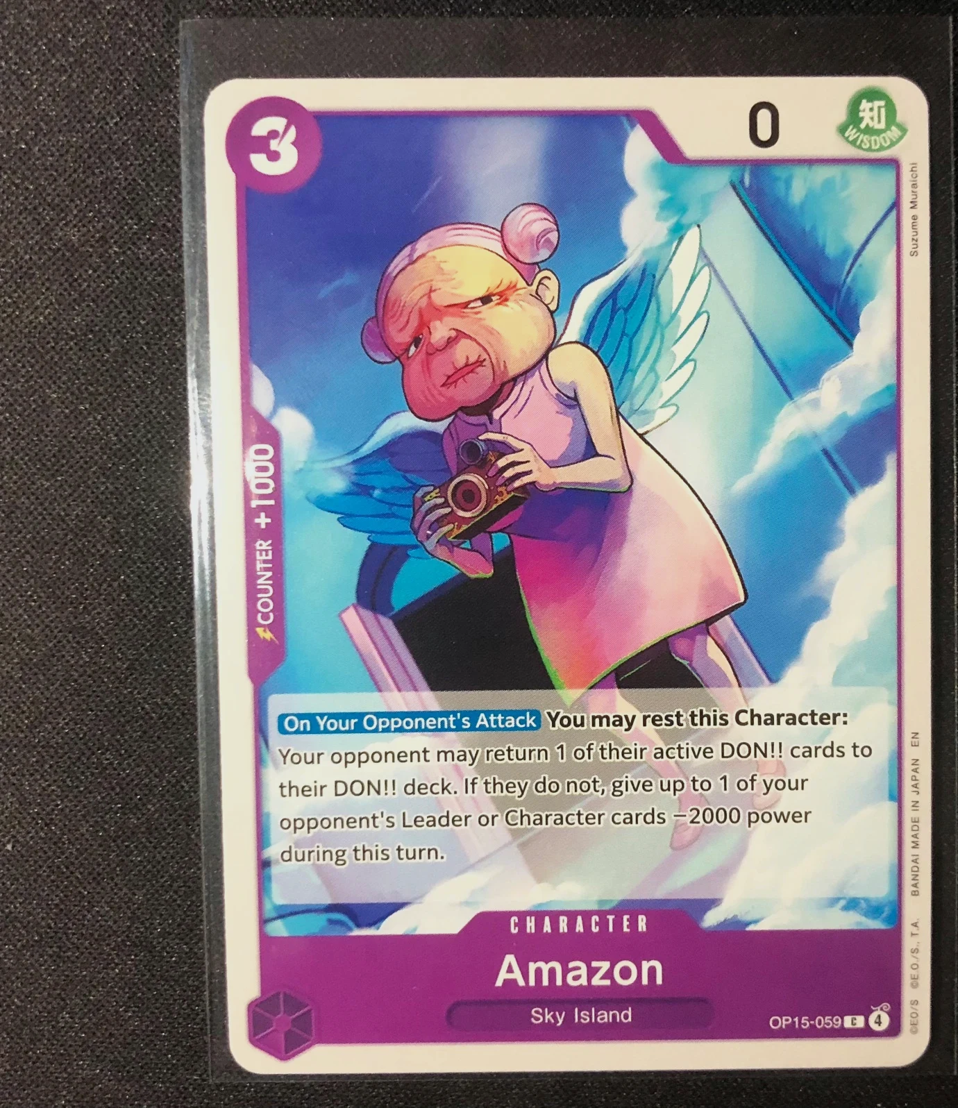 Amazon OP15-059 Common Character – Bandai Namco