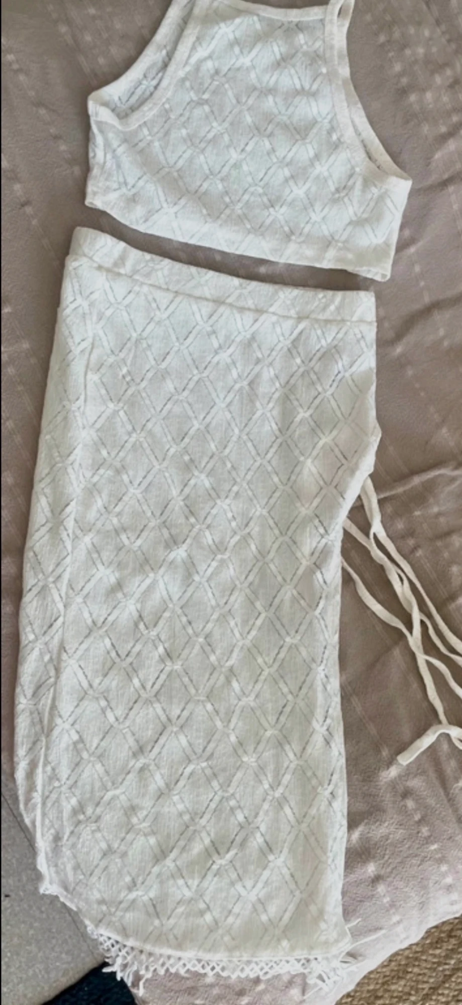 Ensemble 2 pièces top+jupe