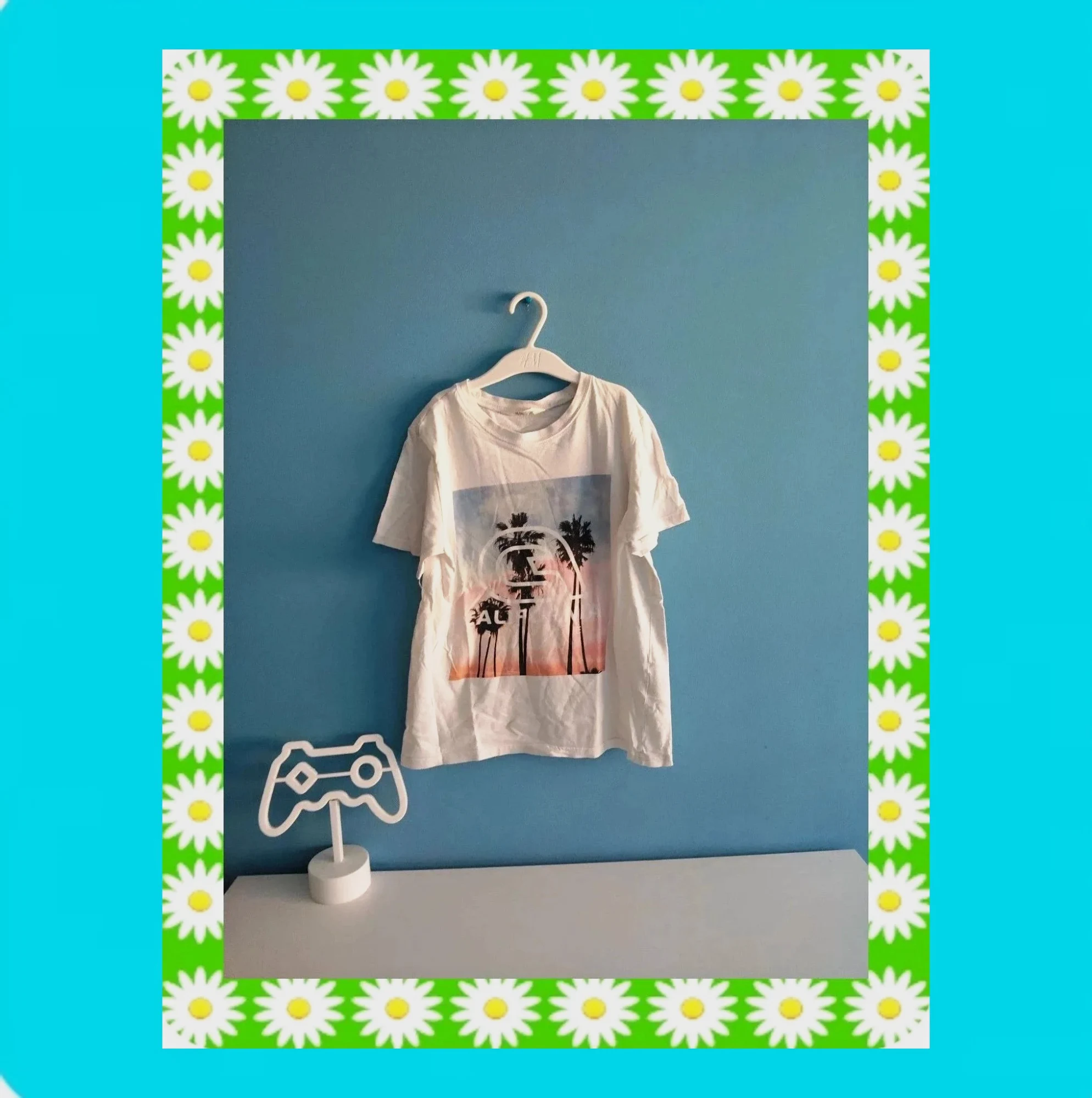🩵 Bonita Camiseta Niño Estampada 🩵 – H&M – taille 9 ans / 134 cm