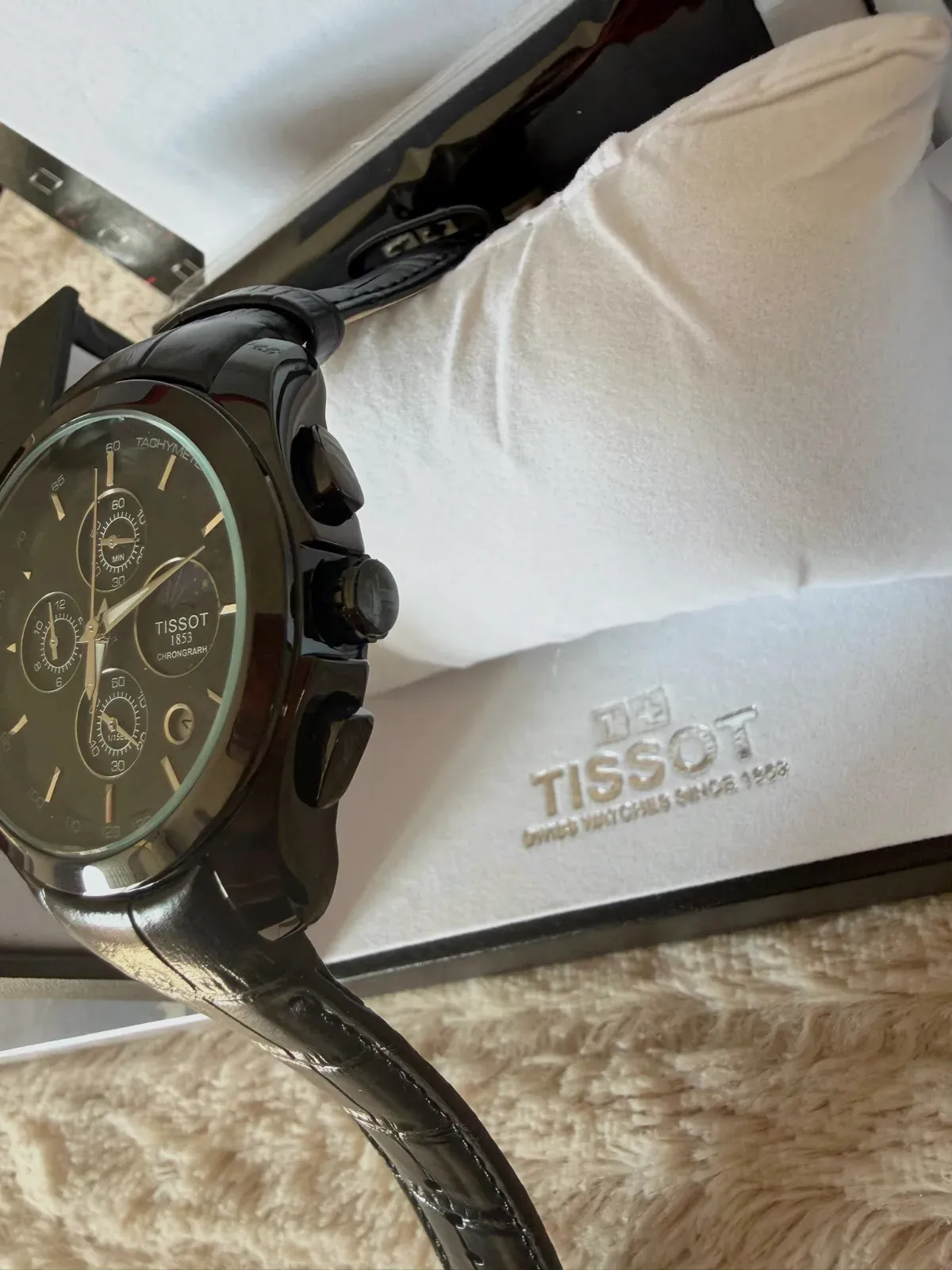 Montre Tissot chronographe noire – Tissot – noir 7