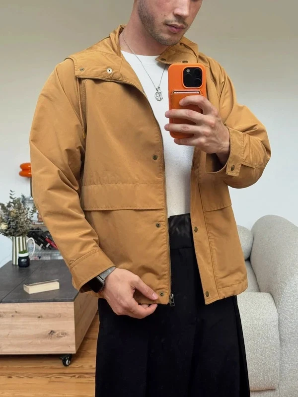 Veste marron Uniqlo
