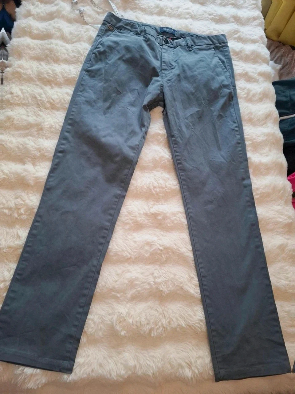Chino / Pantalon Casual Scotch & Soda (Modèle Stuart) - Gris Bleu / Bleu Gris - Taille W31 / L32