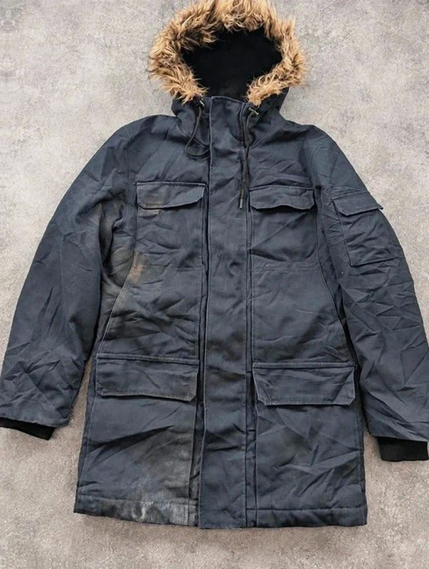 Veste L.O.G.G. Workwear Vintage Utility Beige Toile Épaisse Taille S
