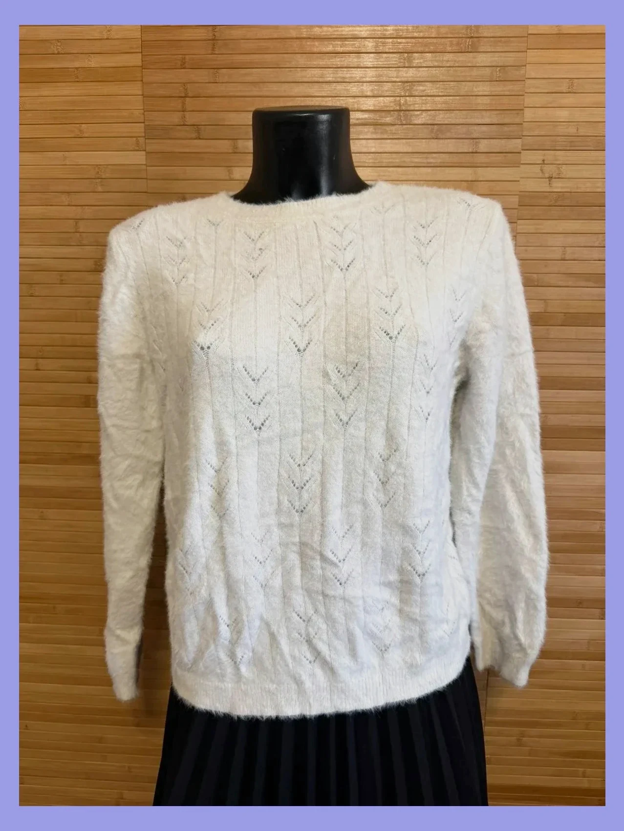 Jersey blanco muy suave talla única 😍